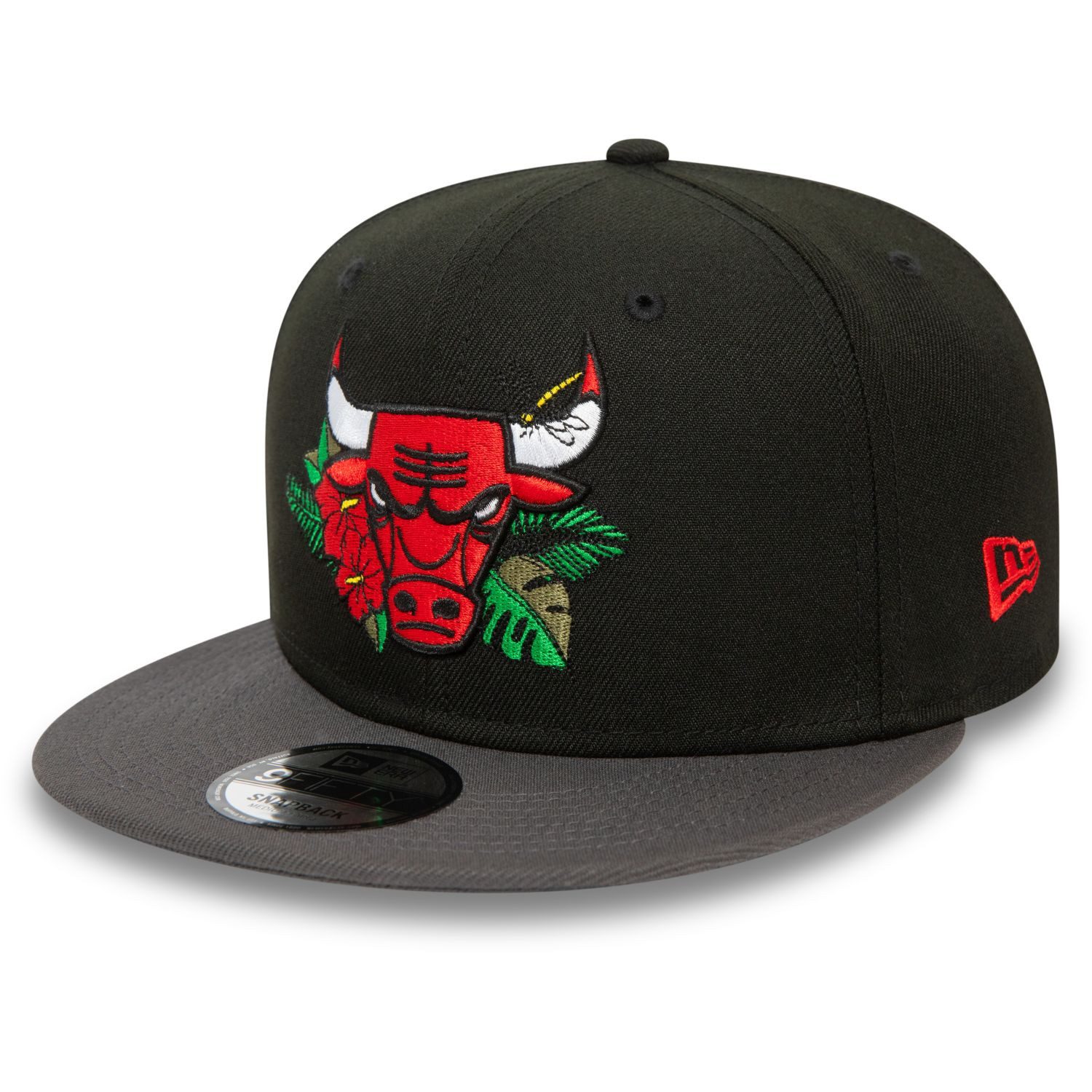 New Era Snapback Cap 9Fifty FLORAL Chicago Bulls