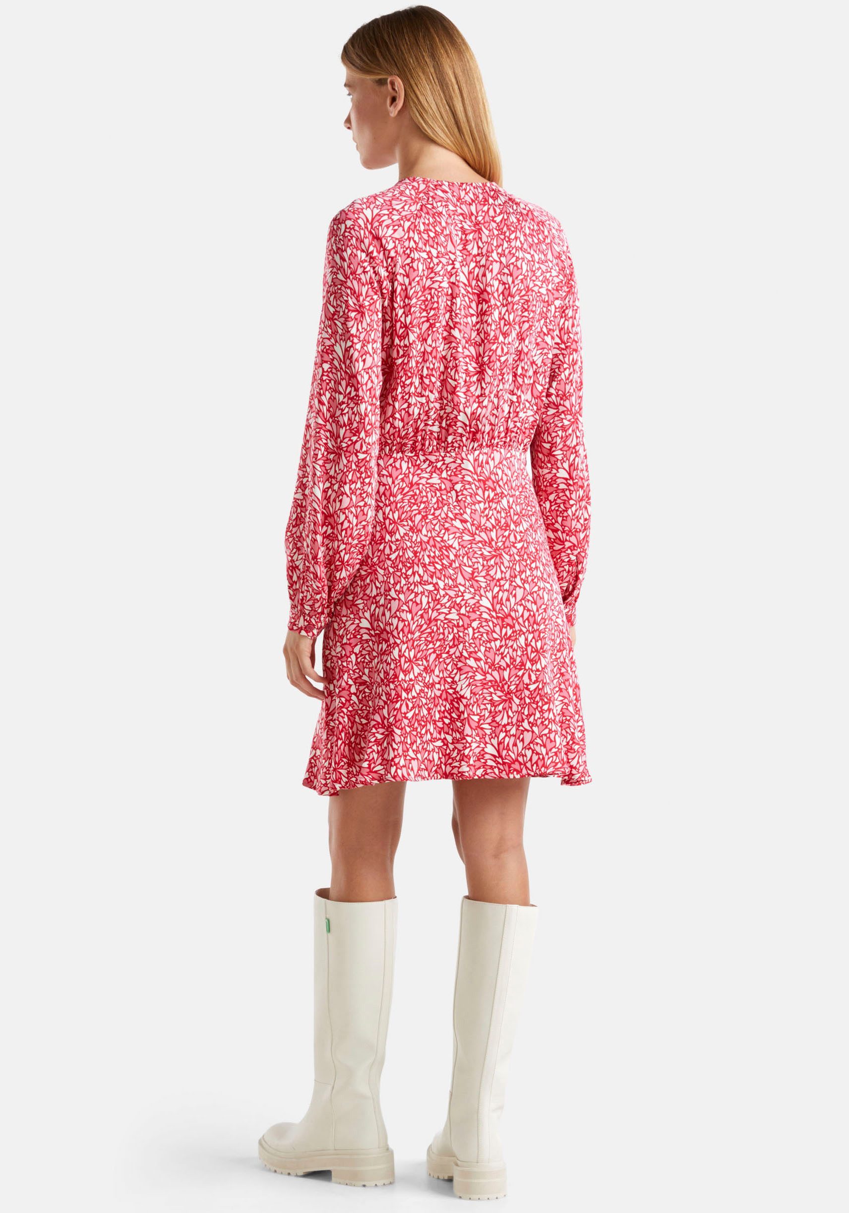 United Colors of Benetton Minikleid mit Herzen-Alloverprint günstig online kaufen