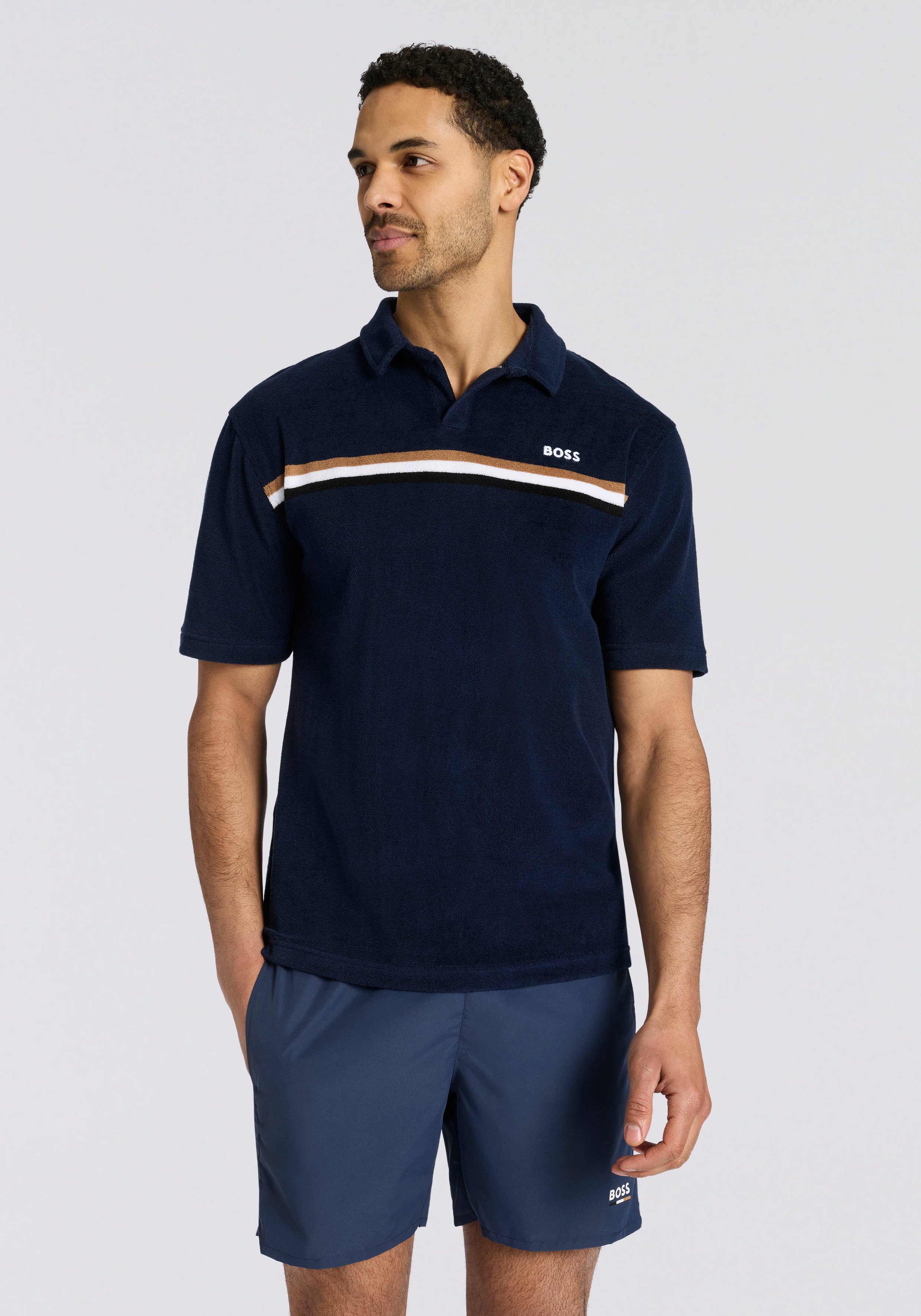 BOSS Poloshirt Iconic aus Frottee günstig online kaufen