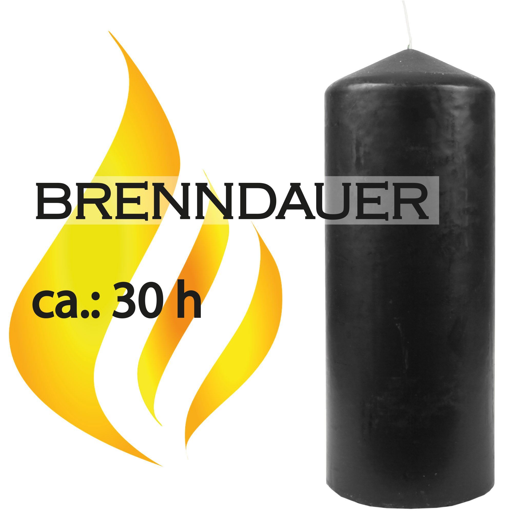 HS Candle Stumpenkerze Blockkerze (6-tlg), Wachskerzen günstig online kaufen