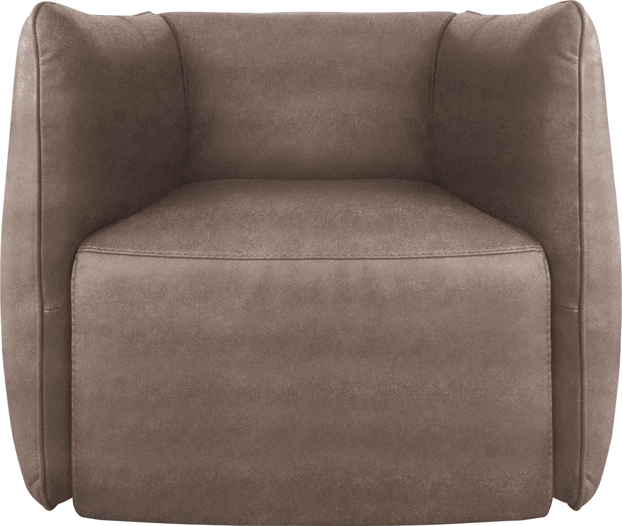 Egoitaliano Sessel Ludo Loungesessel, Designsessel, Clubsessel, elegant und zeitlos, mit tollem Sitzkomfort, Solitärsessel