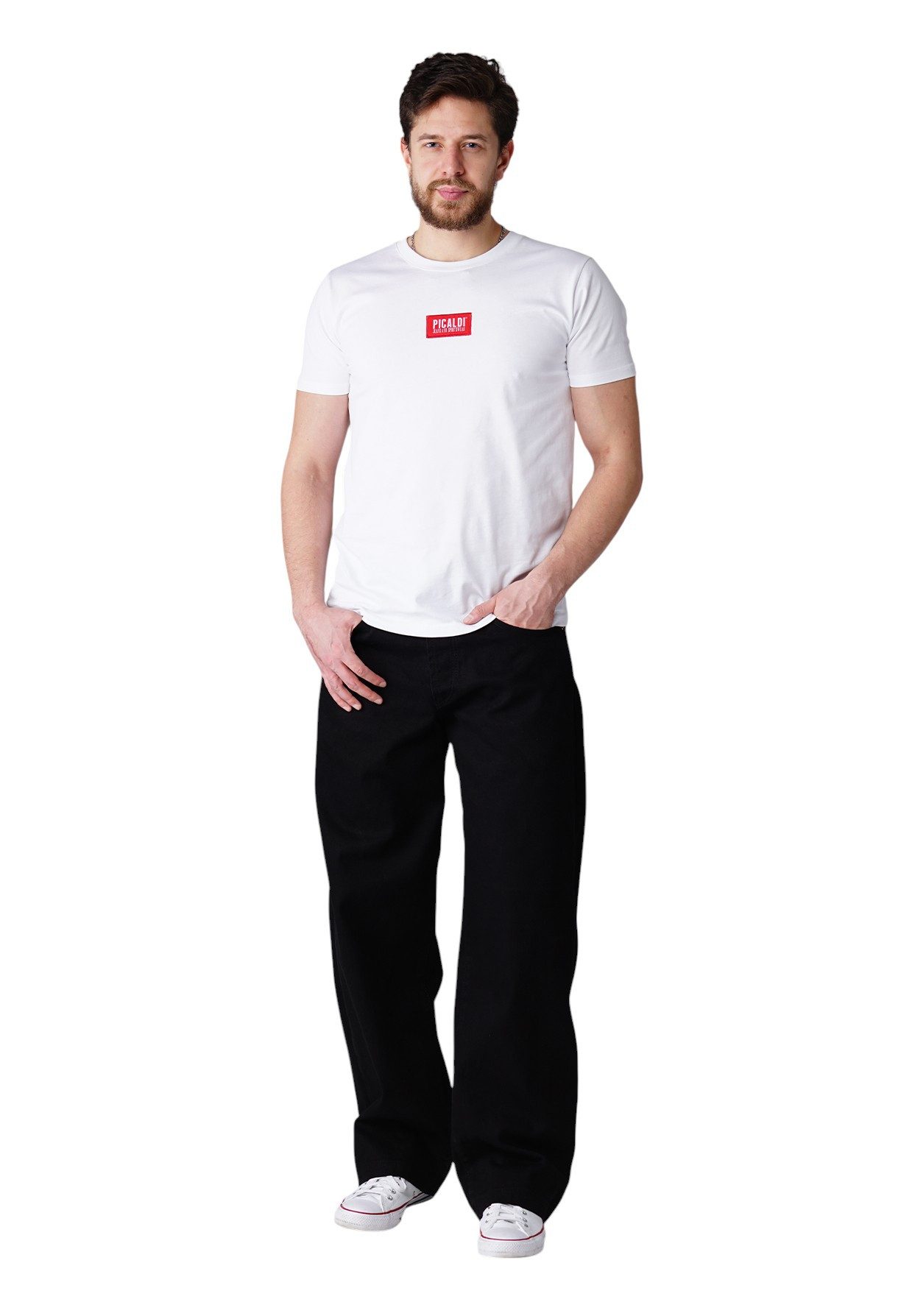 Relax-fit-Jeans Zicco 475 – Baggy Fit Clean Black – Extra weiter Schnitt