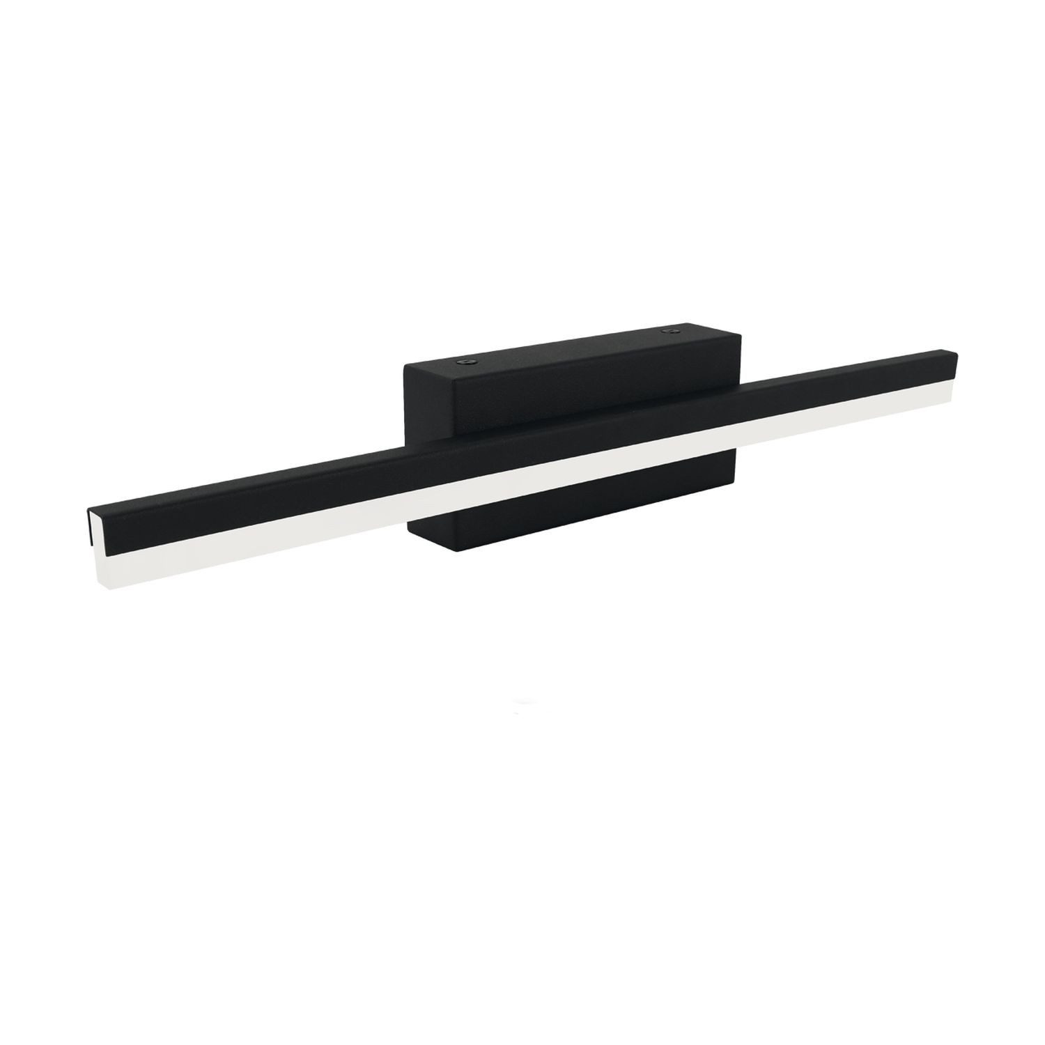 Licht-Erlebnisse Wandleuchte SARAH, LED, Neutralweiß, LED IP44 Schwarz 4000 K 600 lm Edelstahl Wohnzimmer
