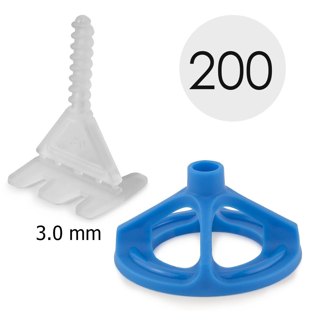 MidGard Fliesenkreuz Nivelliersystem Fliesen-Verlegehilfe Nivellierset Wand günstig online kaufen