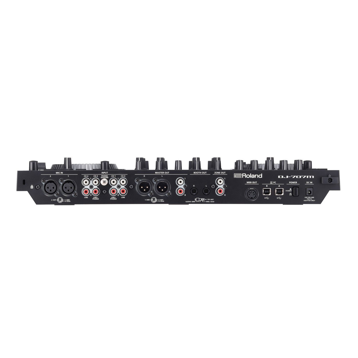 Roland Audio DJ Controller Roland DJ-707M Mobiler DJ-Controller, DJ-Performance-Controller