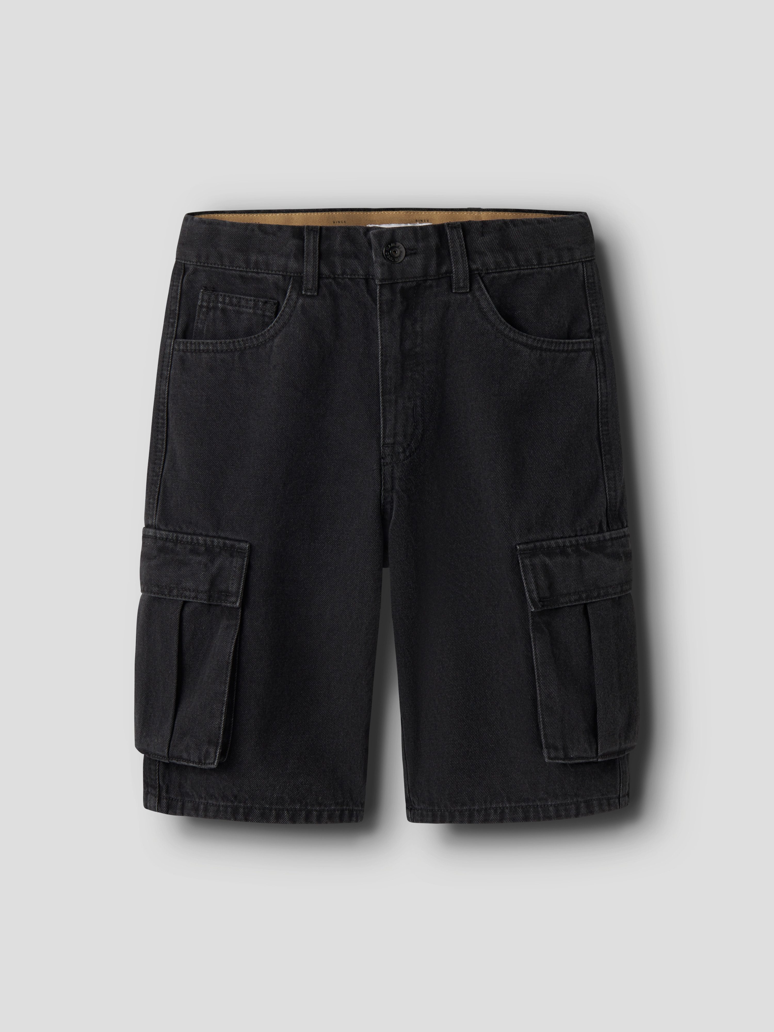 Name It Jeansshorts NKMBEN SK DNM CARGO BERMUDA 2800-IM Baumwolle, Baggy Fit