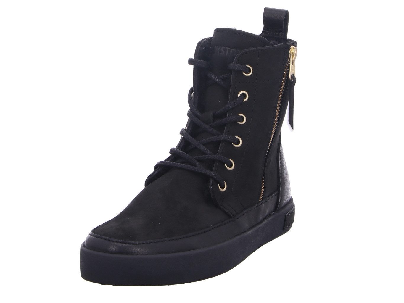 Blackstone D.Boots warm Damen schwarz Schnürschuh