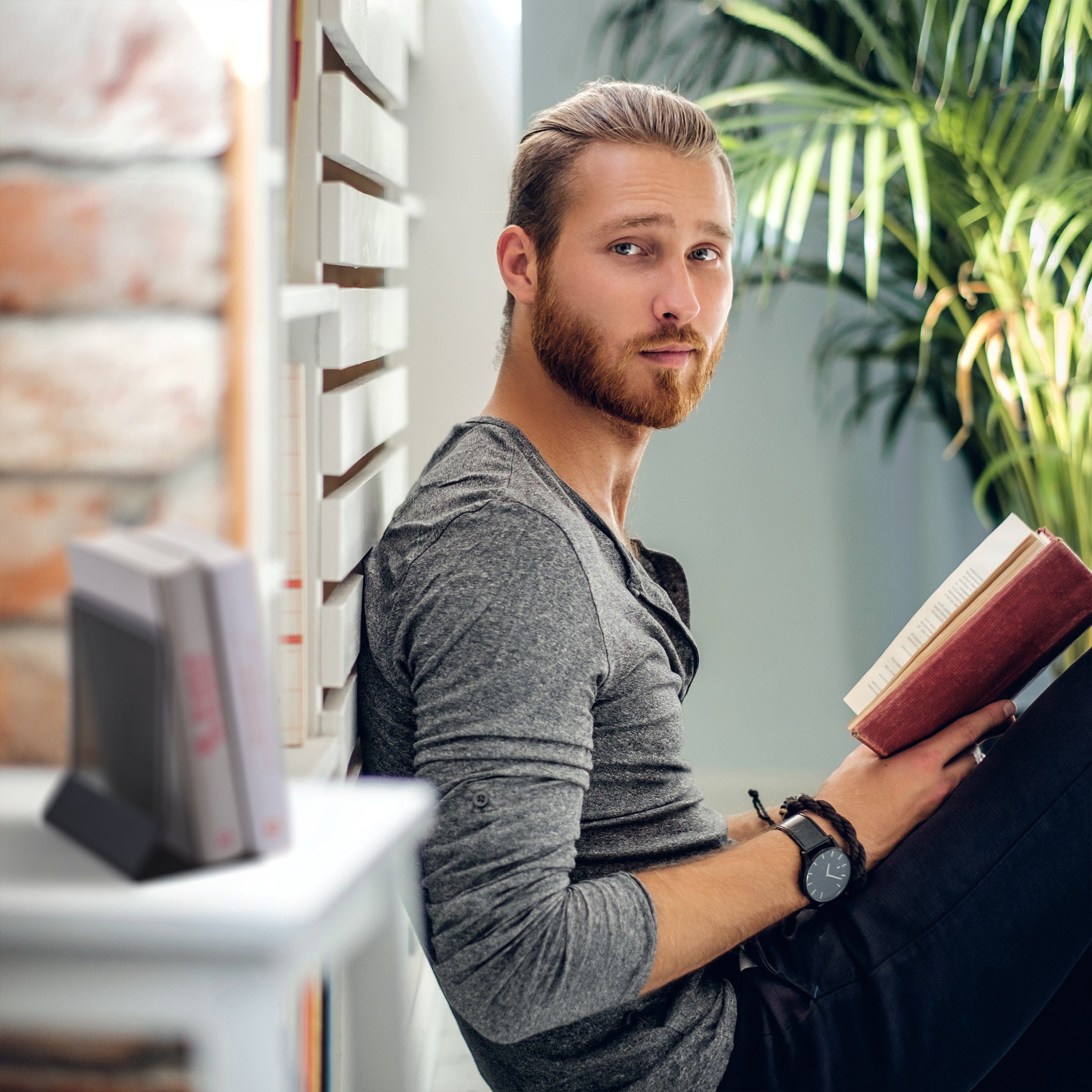 2er groß Kochbuchhalter Schwarz Buchstütze Set, relaxdays