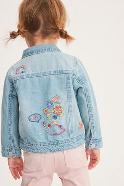 Next Jeansjacke Jeansjacke mit Einhornstickerei (1-St)