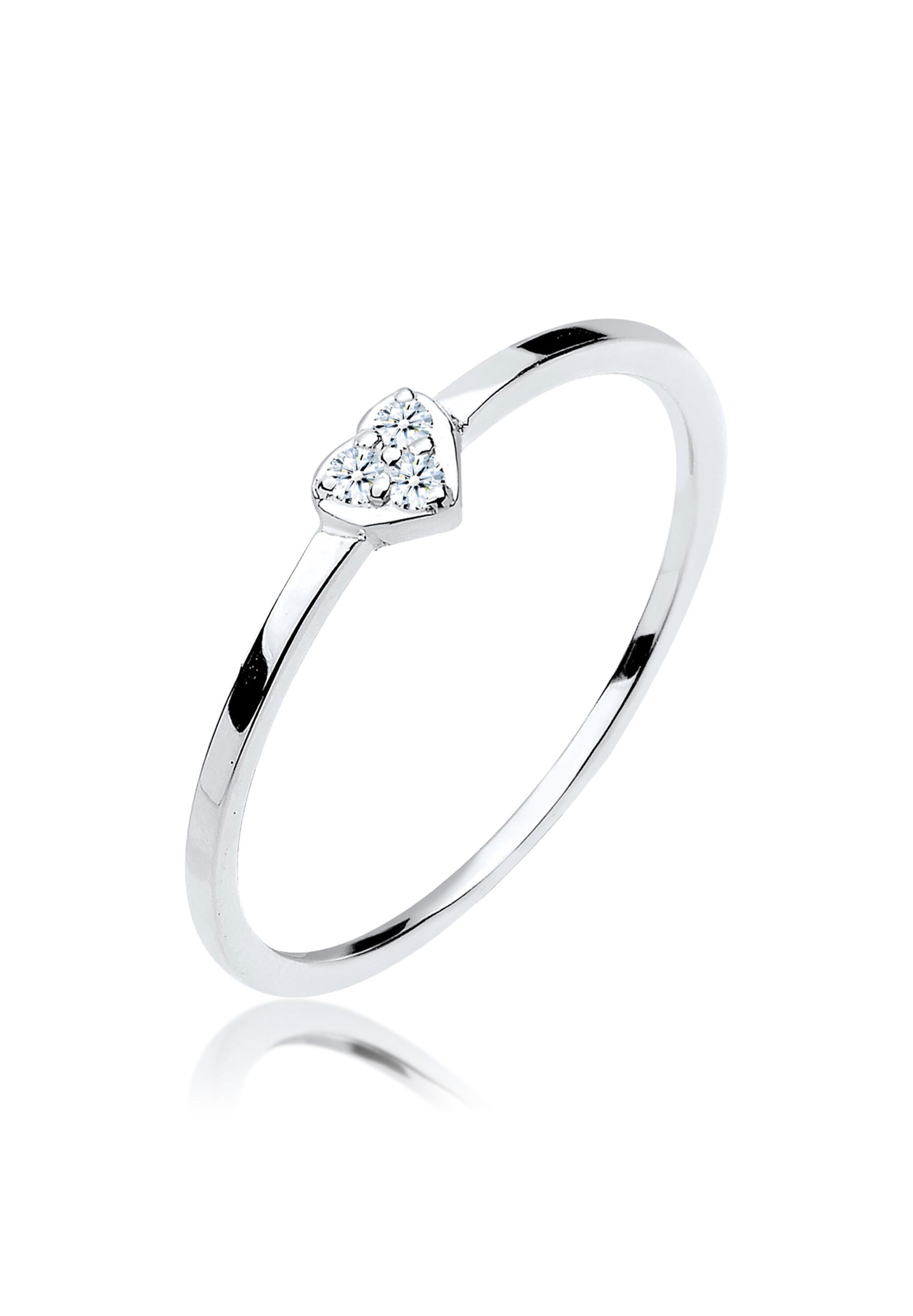 Elli DIAMONDS Verlobungsring Herz Symbol Diamant günstig online kaufen