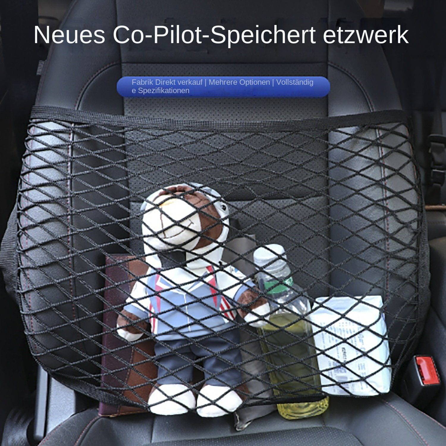 Universal Auto Sitz Schutzhülle mit Lagerung Tasche Kinder
