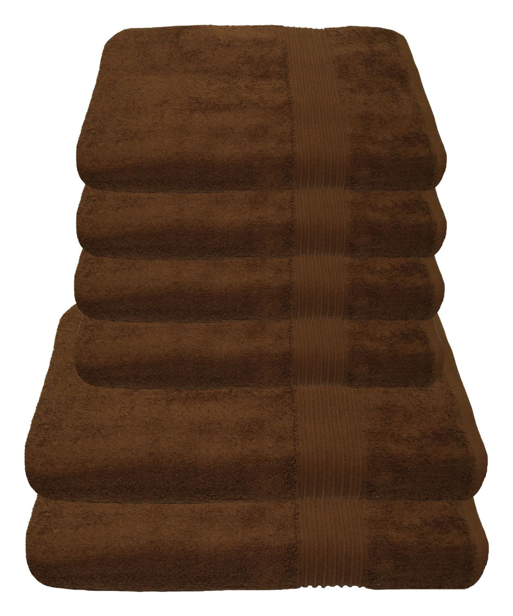 Handtücher 6-Handtücher-Schokobraun
