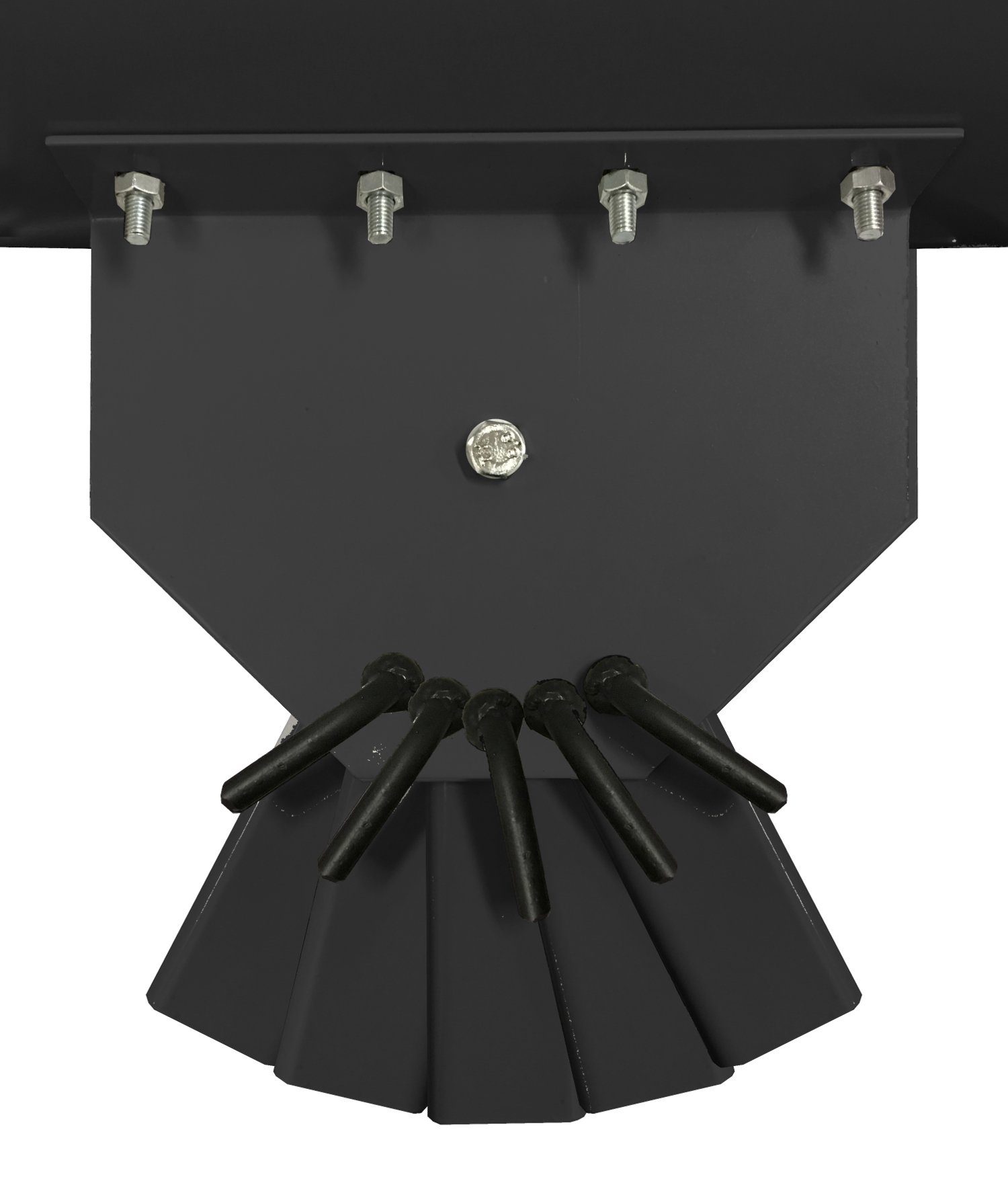 SRM Design Schneeschieber Schneeschild Universal 5 Fach verstellbar für Rasentraktor 125x40 cm