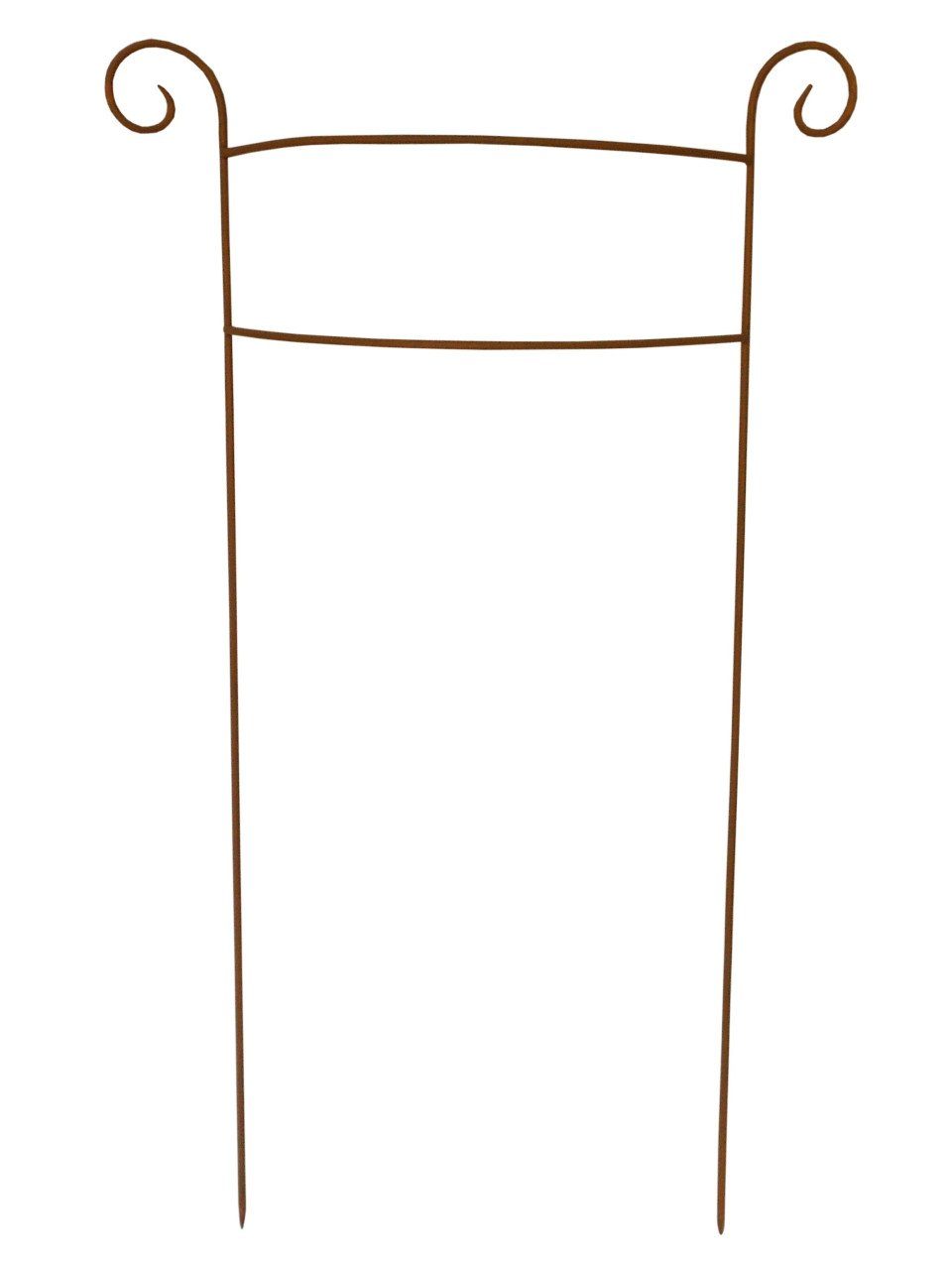 Rankhilfe TrendLine Pflanzstütze 100cm rostoptik 58,5 x 12,5