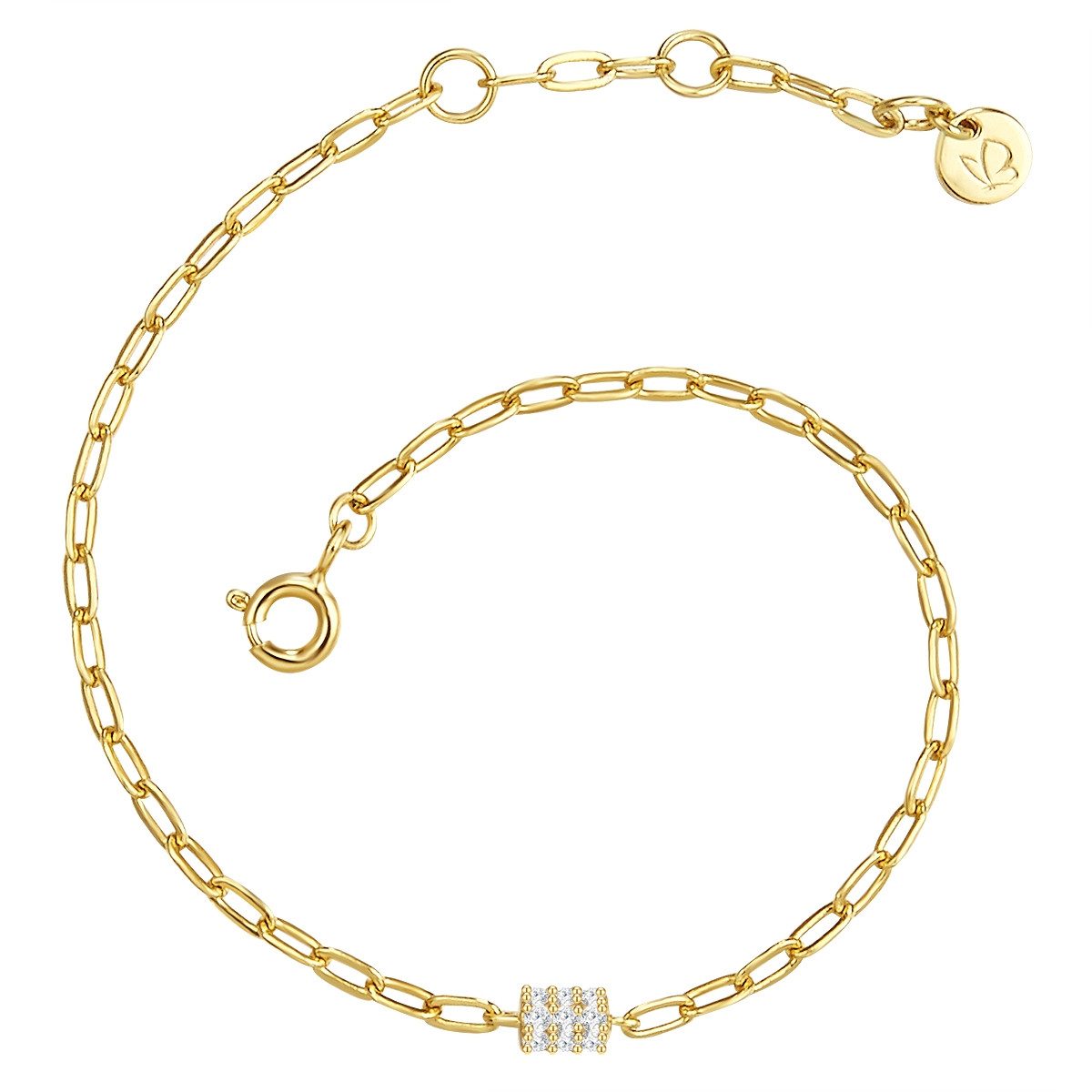 Glanzstücke München Gliederarmband GSM988 (1-tlg), aus Sterling Silber