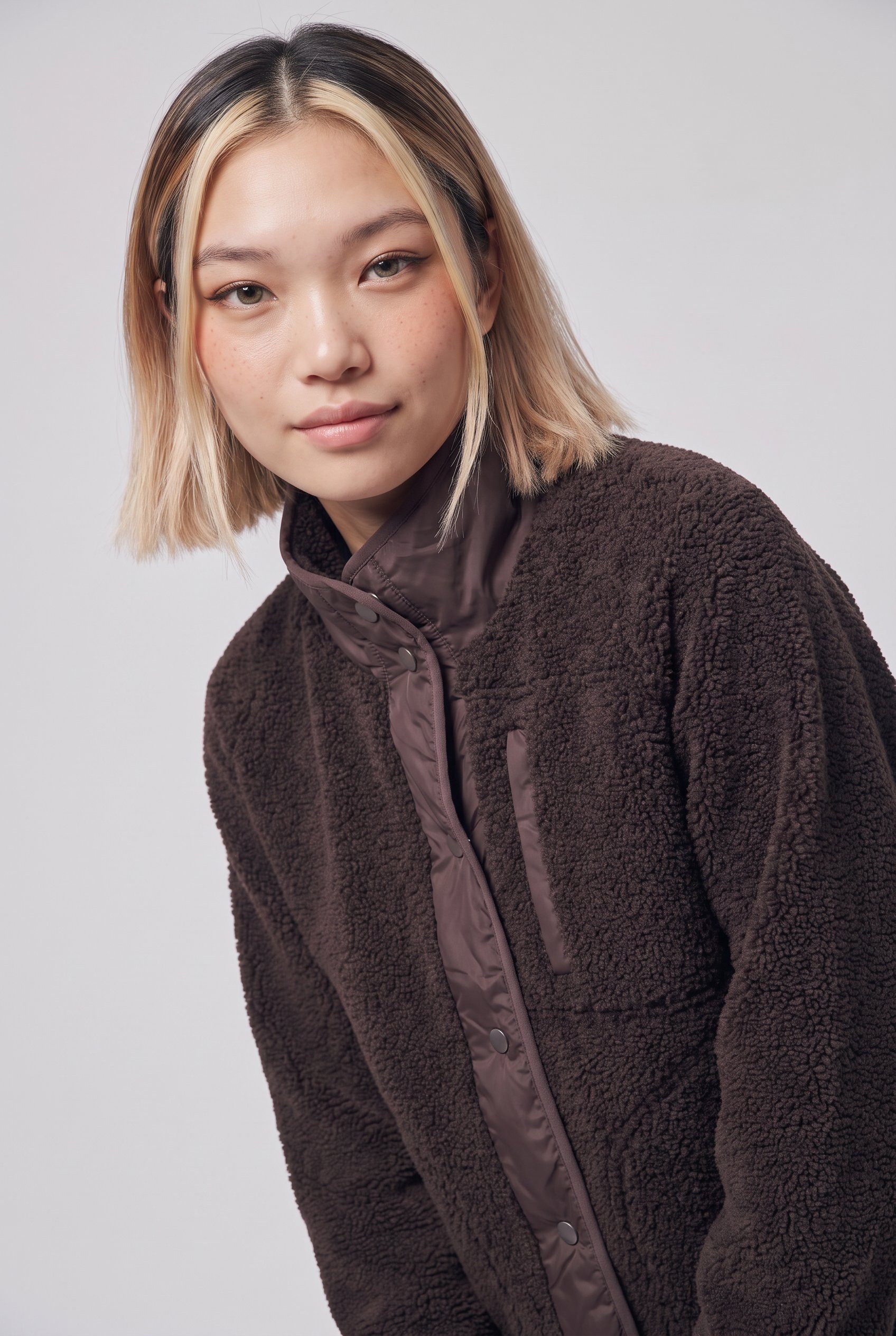 ONLY Plüschjacke ONLCARMEN TEDDY JACKET OTW Kunstfaser