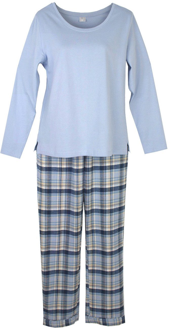 Consult-Tex Pyjama Damen Langarm Pyjama Schlafanzug DW135 (Spar Set, 1 Stüc günstig online kaufen