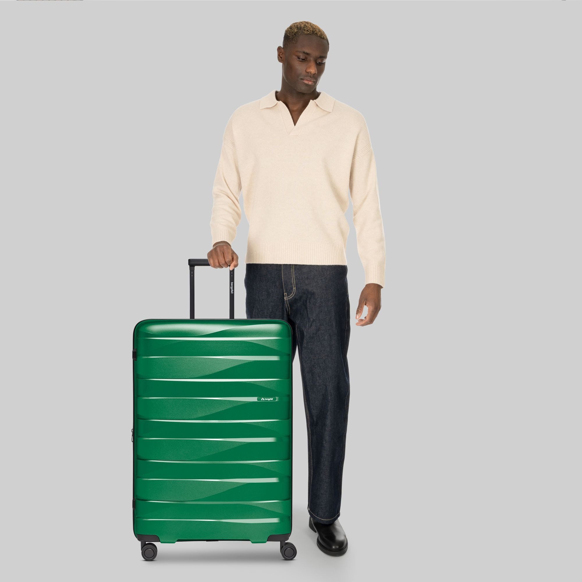 Bergpfeil Hartschalen-Trolley Travel, 4 Rollen, Polypropylen günstig online kaufen