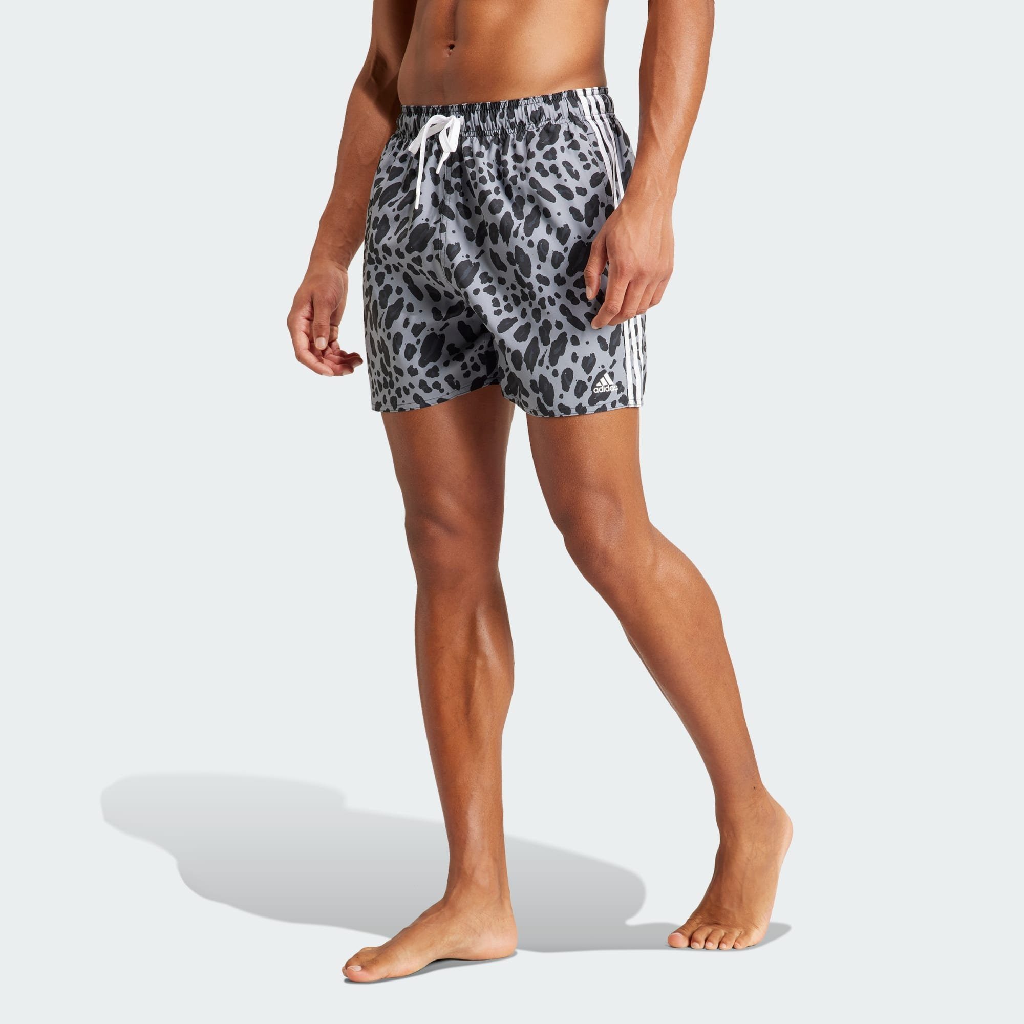 adidas Sportswear Badeshorts ESSENTIALS 3-STREIFEN ANIMAL-PRINT CLX BADESHORTS