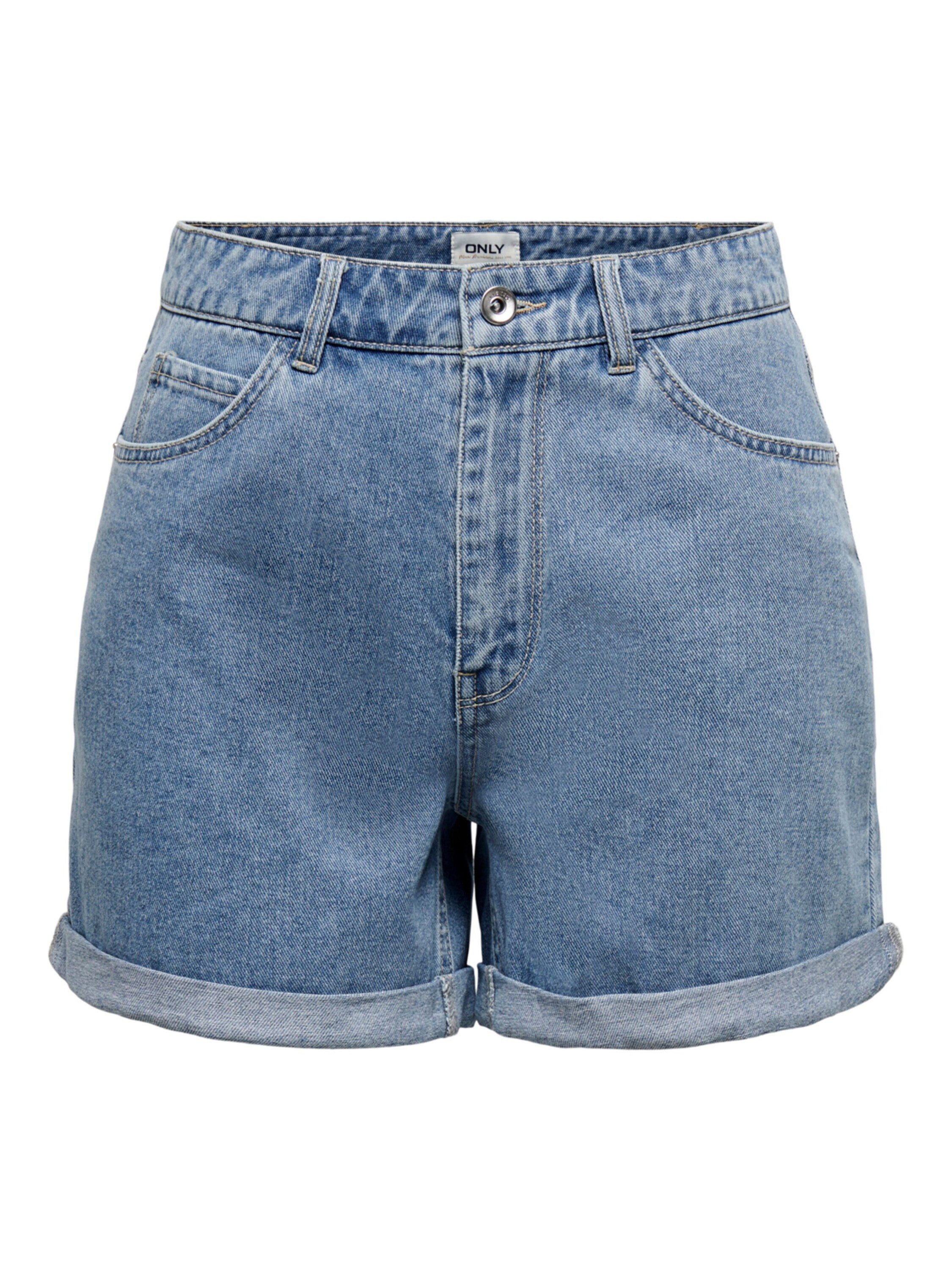 ONLY Jeansshorts "ONLVEGA HW MOM DNM SHORTS NOOS" günstig online kaufen