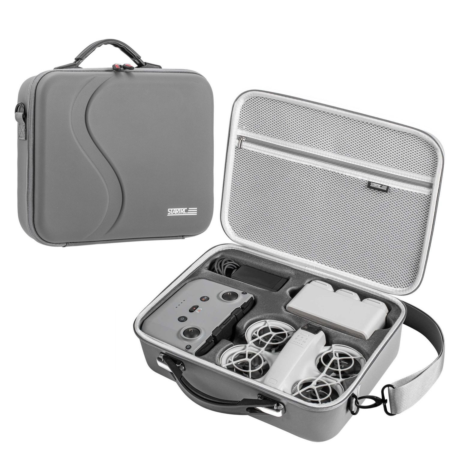 Wigento Für DJI Neo Drohne STARTRC Schultertasche Aufbewahrung & Handtasche Zubehör Drohne