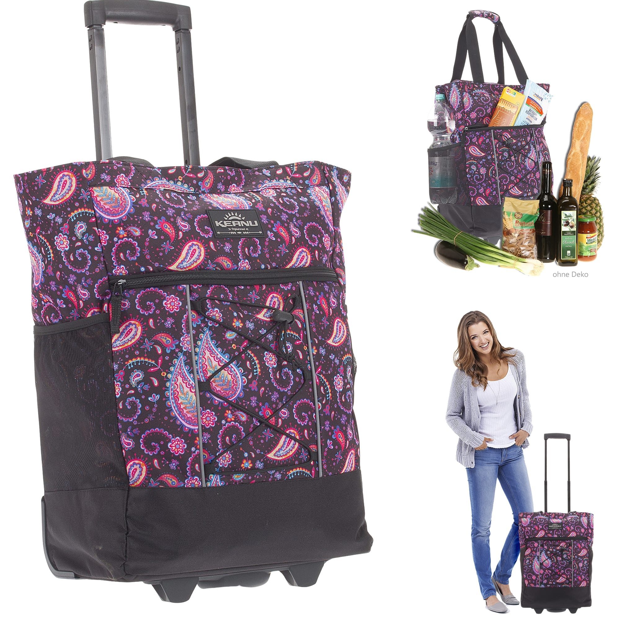 Keanu Bags Einkaufstrolley Shopping Trolley Einkaugfsroller Trinity, Saunat günstig online kaufen