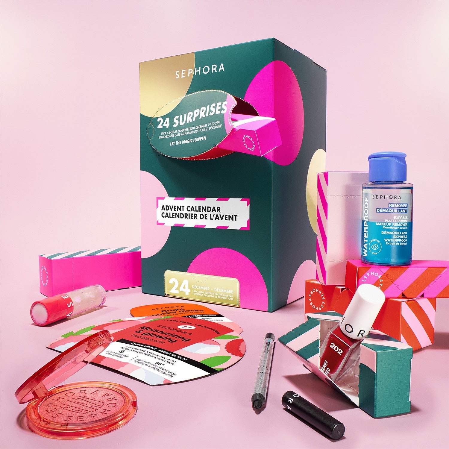 Sephora Календари 24 Überraschungen: Make-up, Pflege, Badartikel, Accessoires (1-tlg)