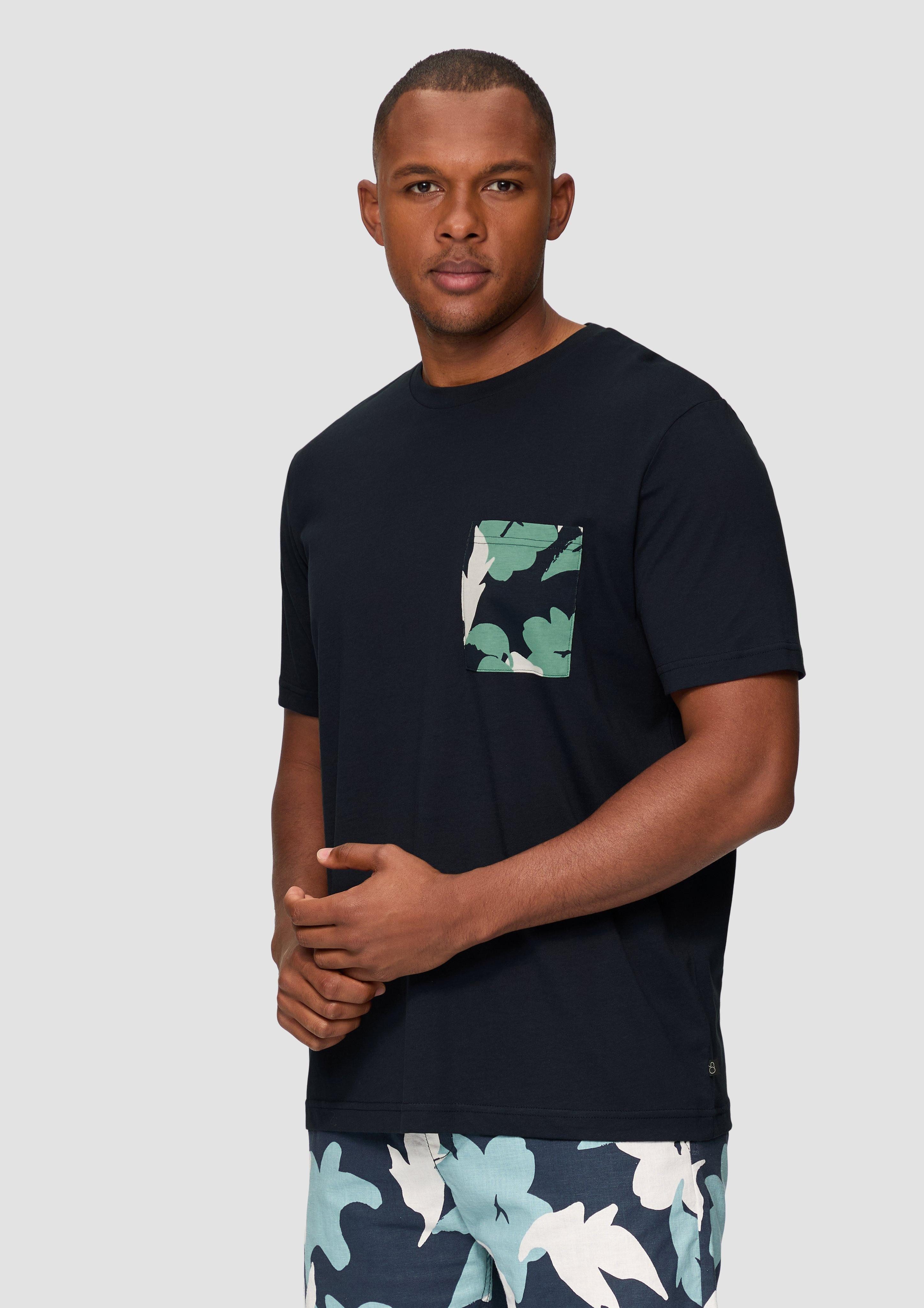 QS Kurzarmshirt T-Shirt aus Jersey mit günstig online kaufen