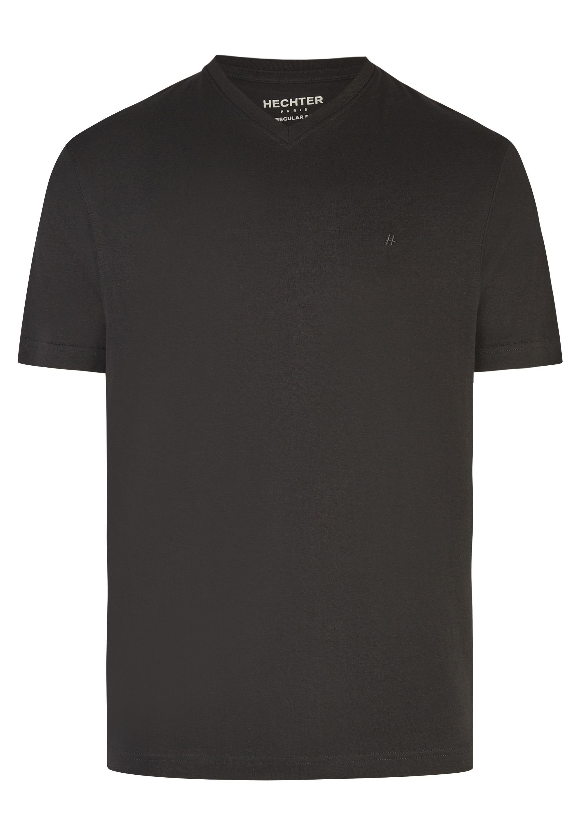 HECHTER PARIS V-Shirt (2-tlg) Hochwertige Single-Jersey-Baumwolle günstig online kaufen