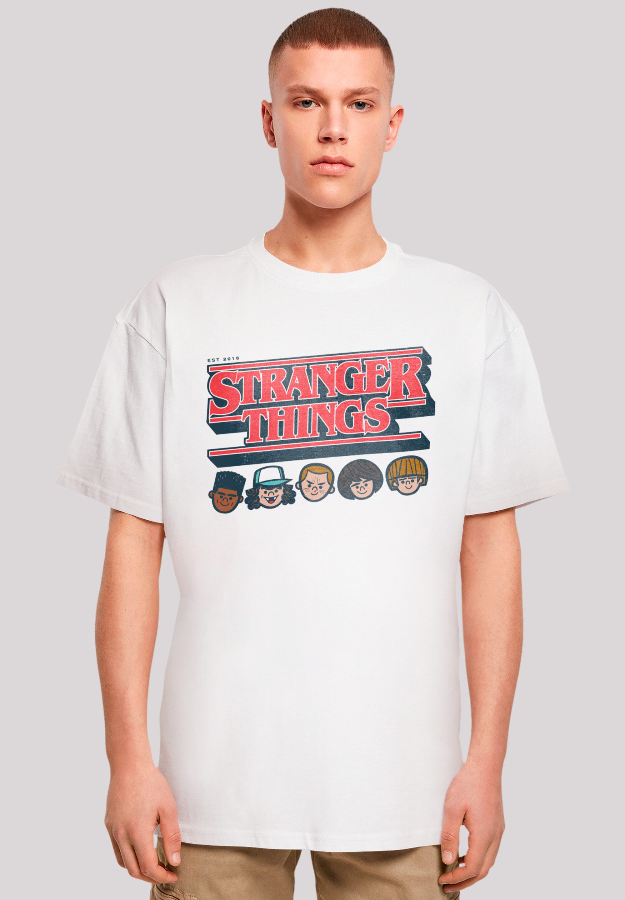 T-Shirt Stranger Things Caricature Logo