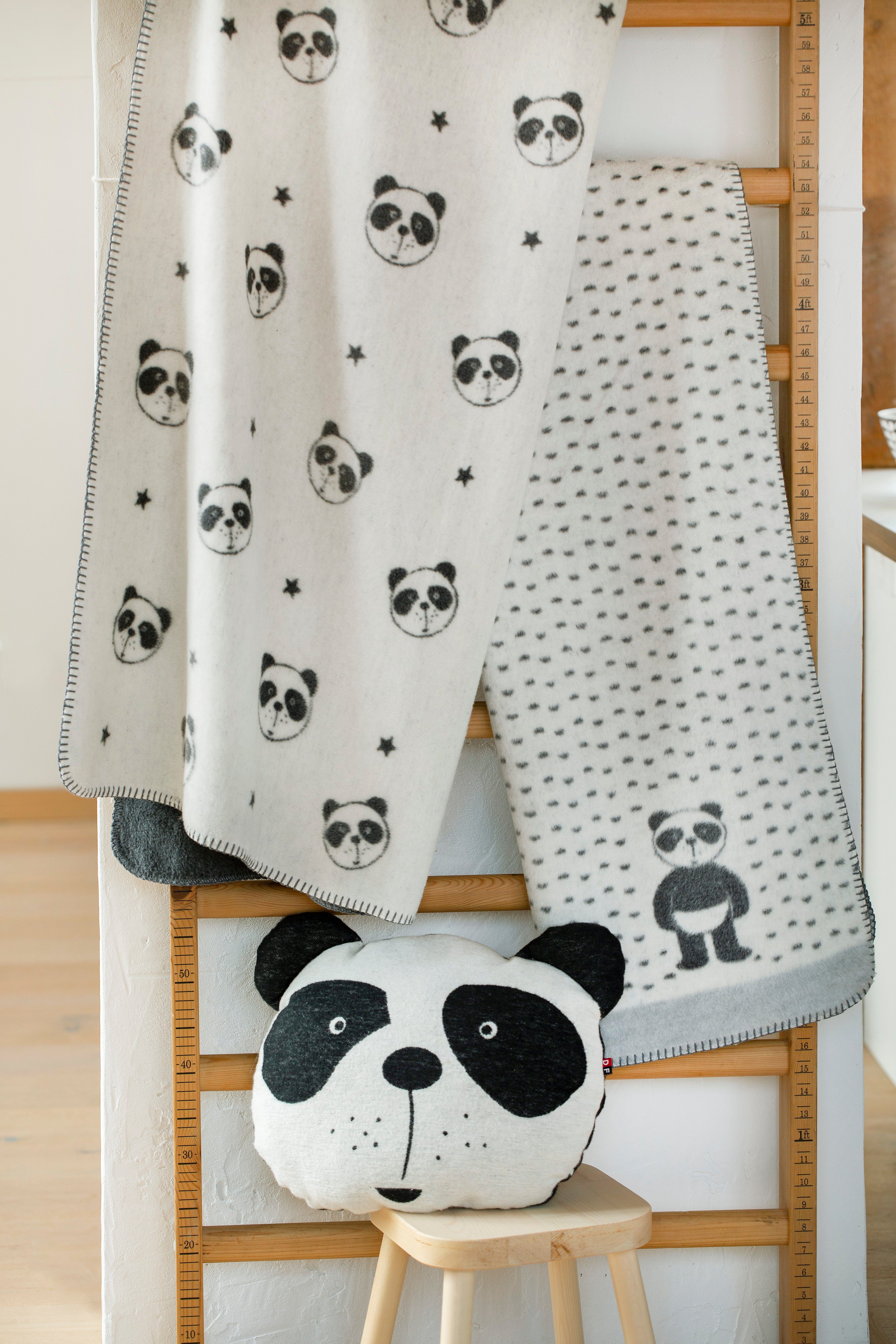150 FUSSENEGGER Panda David 100 Rohweiß, x DAVID cm Kinderdecke 'Pandabär' Kinderdecke Fussenegger