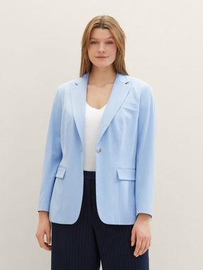 TOM TAILOR PLUS Jackenblazer Plus - Blazer mit recyceltem Polyester