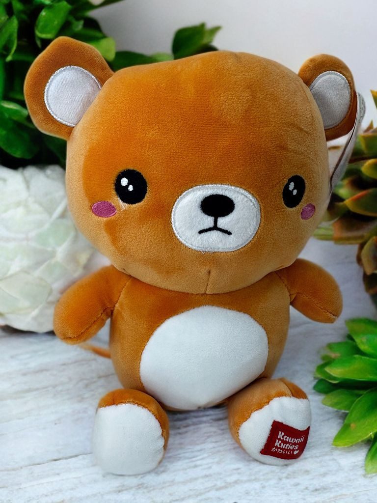 Kawaii Kuscheltier KAWAII Kuties Plüsch Kuscheltier Plüschfigur 24 cm Teddybär (1-St), Stofftier für Kinder Anime Kawaii Plush Cute Plushie Geschenke