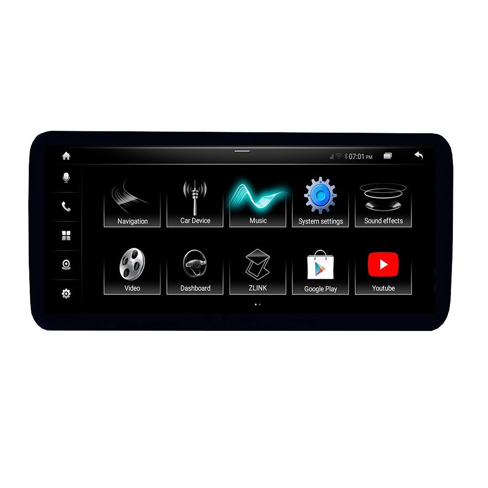 TAFFIO Für Audi Q5 Concert/Symphony RHD 10.2" Touch Android GPS USB CarPlay Einbau-Navigationsgerät