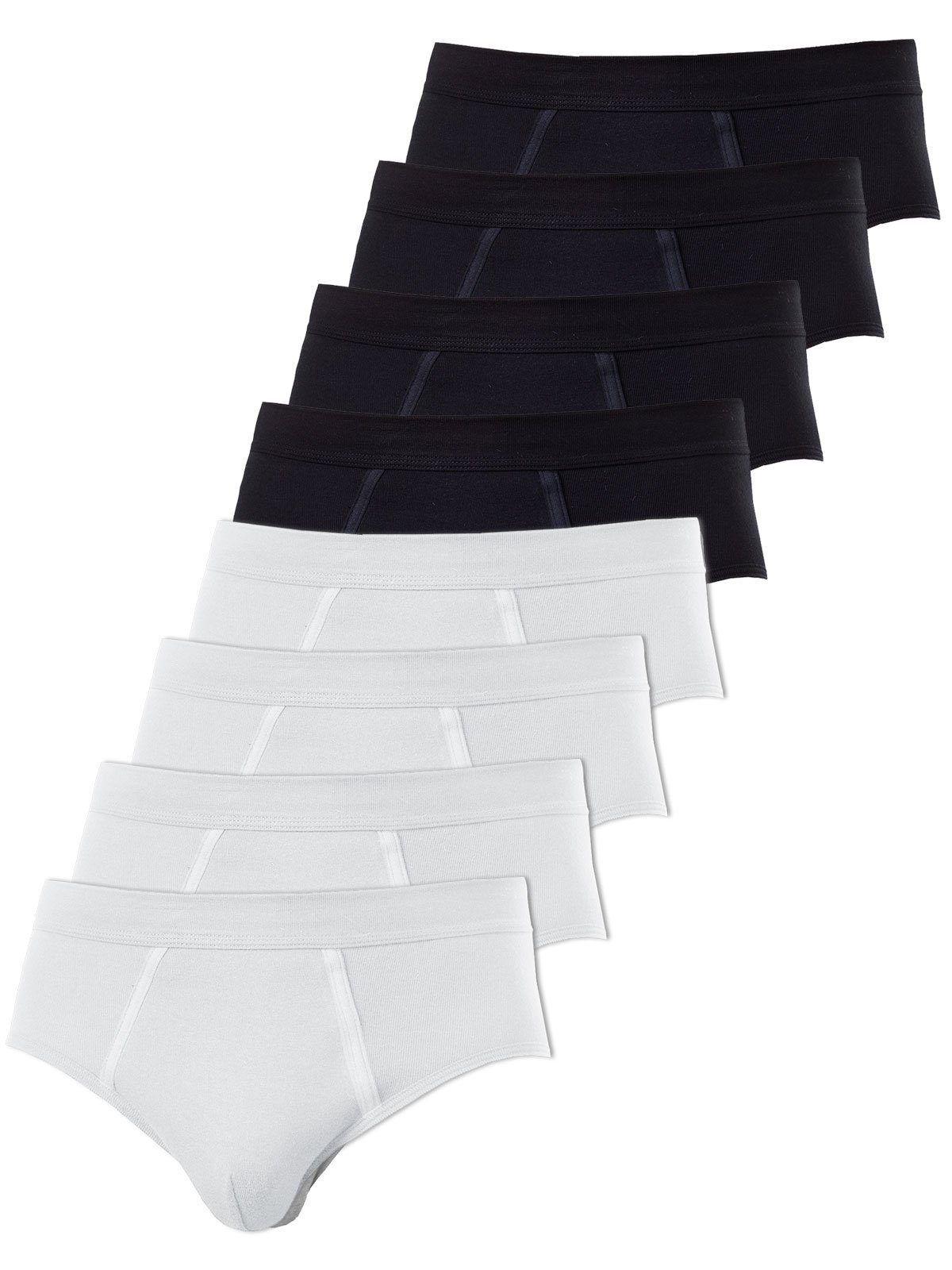 Angebot unterbreiten KUMPF Slip 8er Slip (Spar-Set, weiss Sparpack mit eingriff Herren Cotton Bio schwarz 8-St)