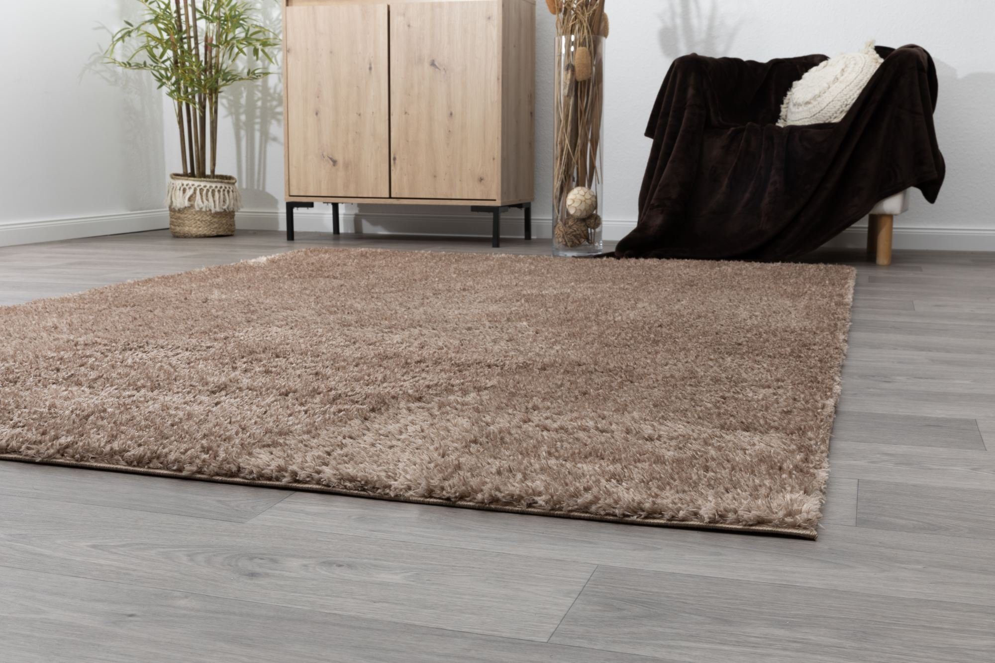 Steffensmeier Hochflor-Teppich Kimo, Rechteckig, Shaggy, Langflor, günstig online kaufen
