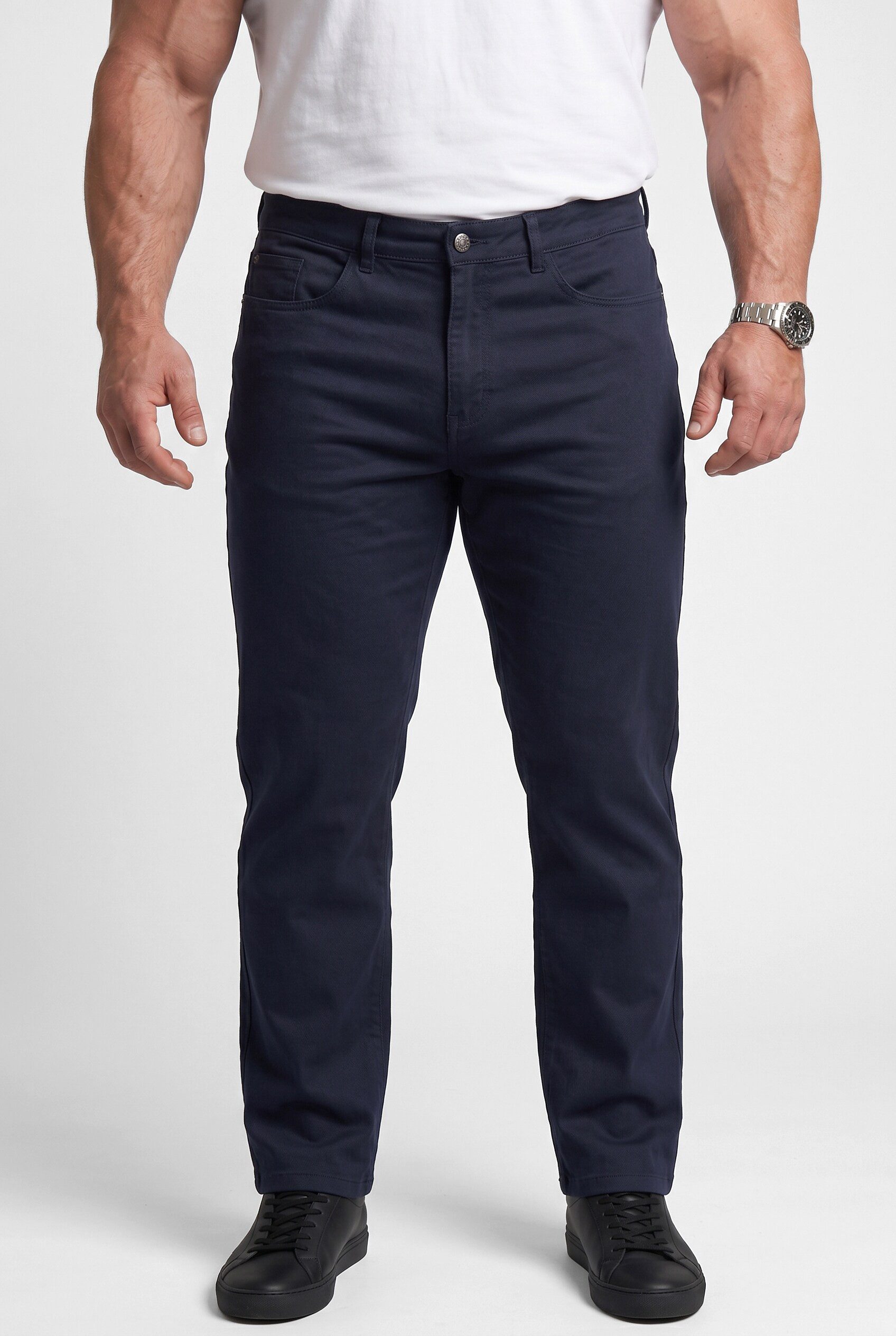 men plus 5-Pocket-Jeans Colorjeans5-PocketRegularFitDehnbundbis72