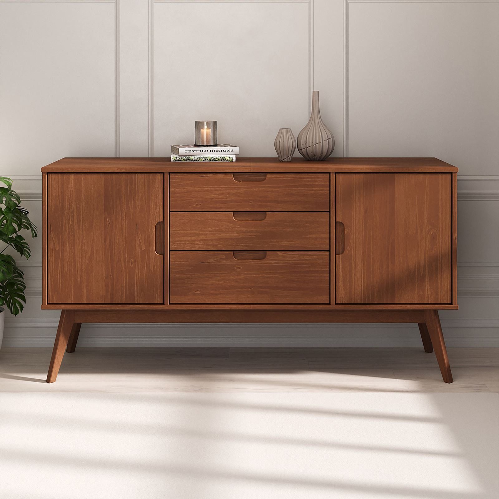 IDIMEX Sideboard TIVOLI, Massivholz Kommode mit 2 Türen und 3 Schubladen, S günstig online kaufen