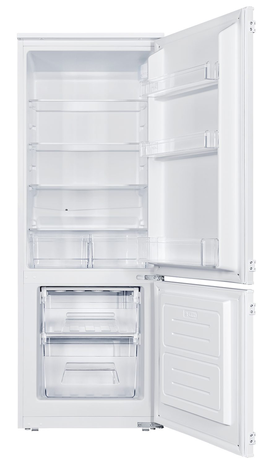 RESPEKTA Einbaukühlgefrierkombination 14120000002111, 144 cm hoch, 212 L Gesamtnutzinhalt, Inverter-Technologie, Wechselbarer Türanschlag