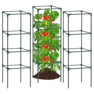 Rutaqian Pflanzentreppe 1set Tomatenkäfige für Gartenpflanzenunterstützung (Pflanzenstütze Pfahl Garten Blumenstütze Klettergitter), Robuste Tomatenkäfig, für den Anbau von Kletterpflanzen Blumen Gemüse