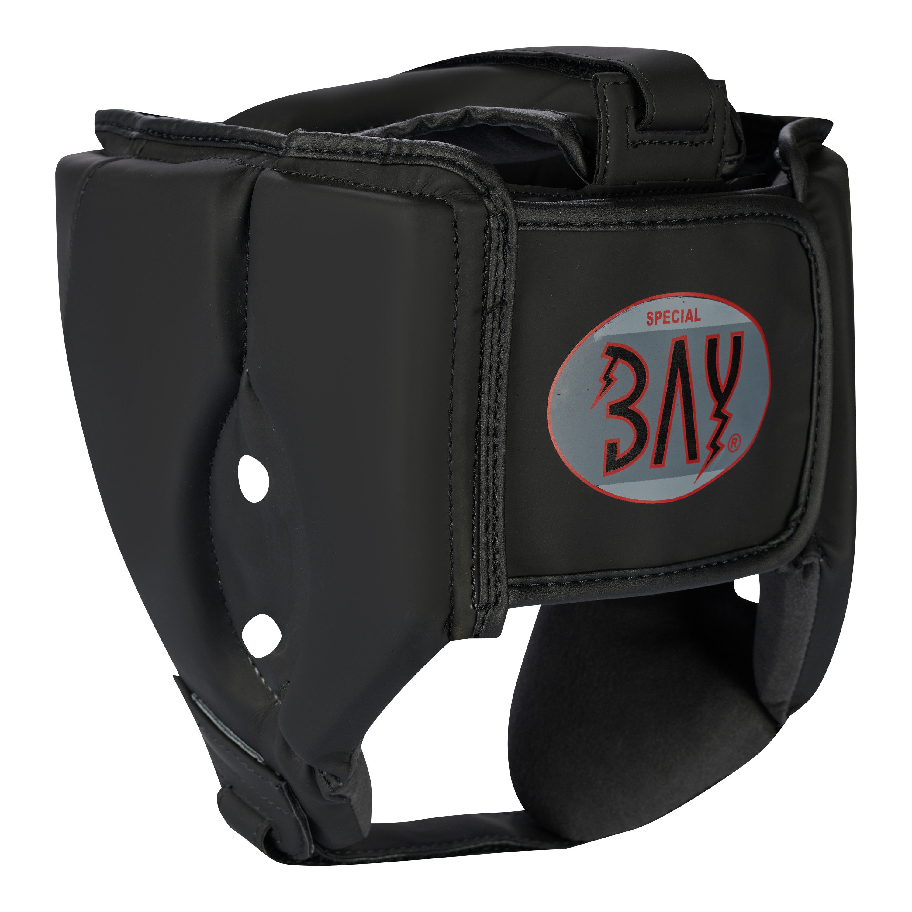 BAY-Sports Kopfschutz Iron Mind Boxen Kickboxen Kopfschützer Muay Thai Thaiboxen Vollkontakt (Kunstleder, Stück), Schädeldeckenpolsterung, schützt Kopf, Hinterkopf und Schädeldecke