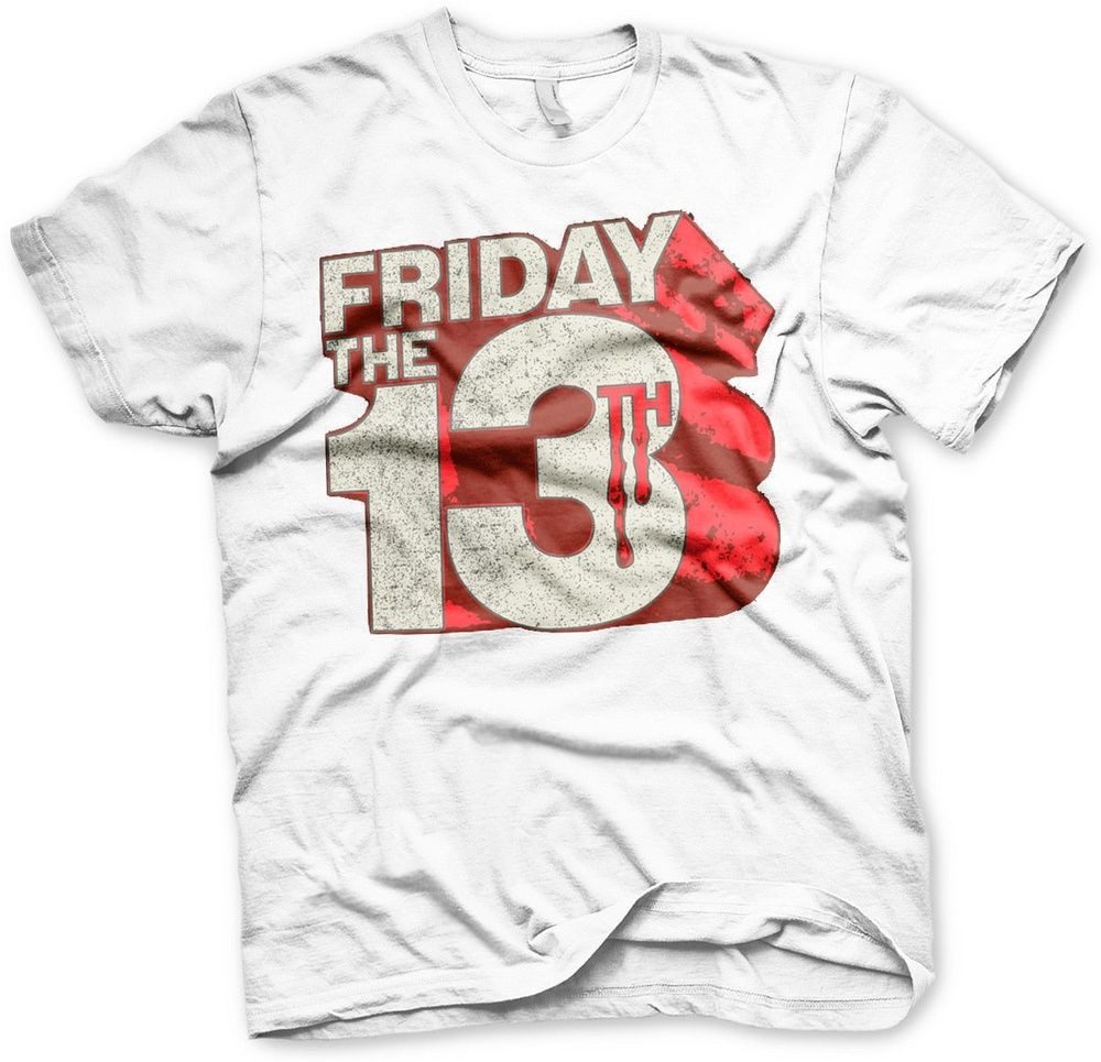 Friday the 13th T-Shirt Block Logo Big Tall T-Shirt