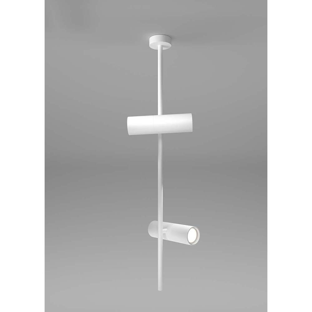 Maytoni LED Deckenspot, Leuchtmittel nicht inklusive, Wohnzimmerleuchte Deckenleuchte Deckenstrahler Alu Weiss Strahler