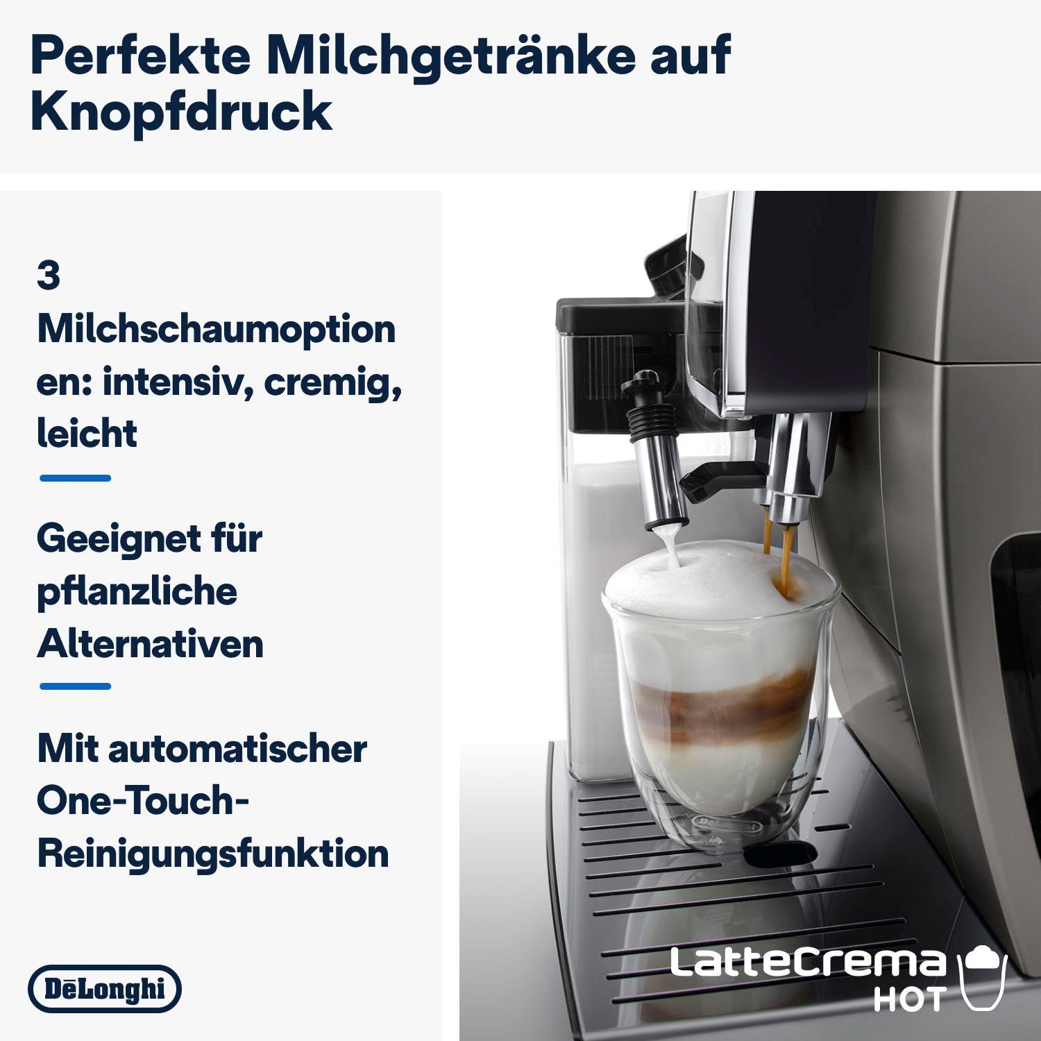 Plus ECAM Dinamica 380.95.TB Kaffeevollautomat De'Longhi
