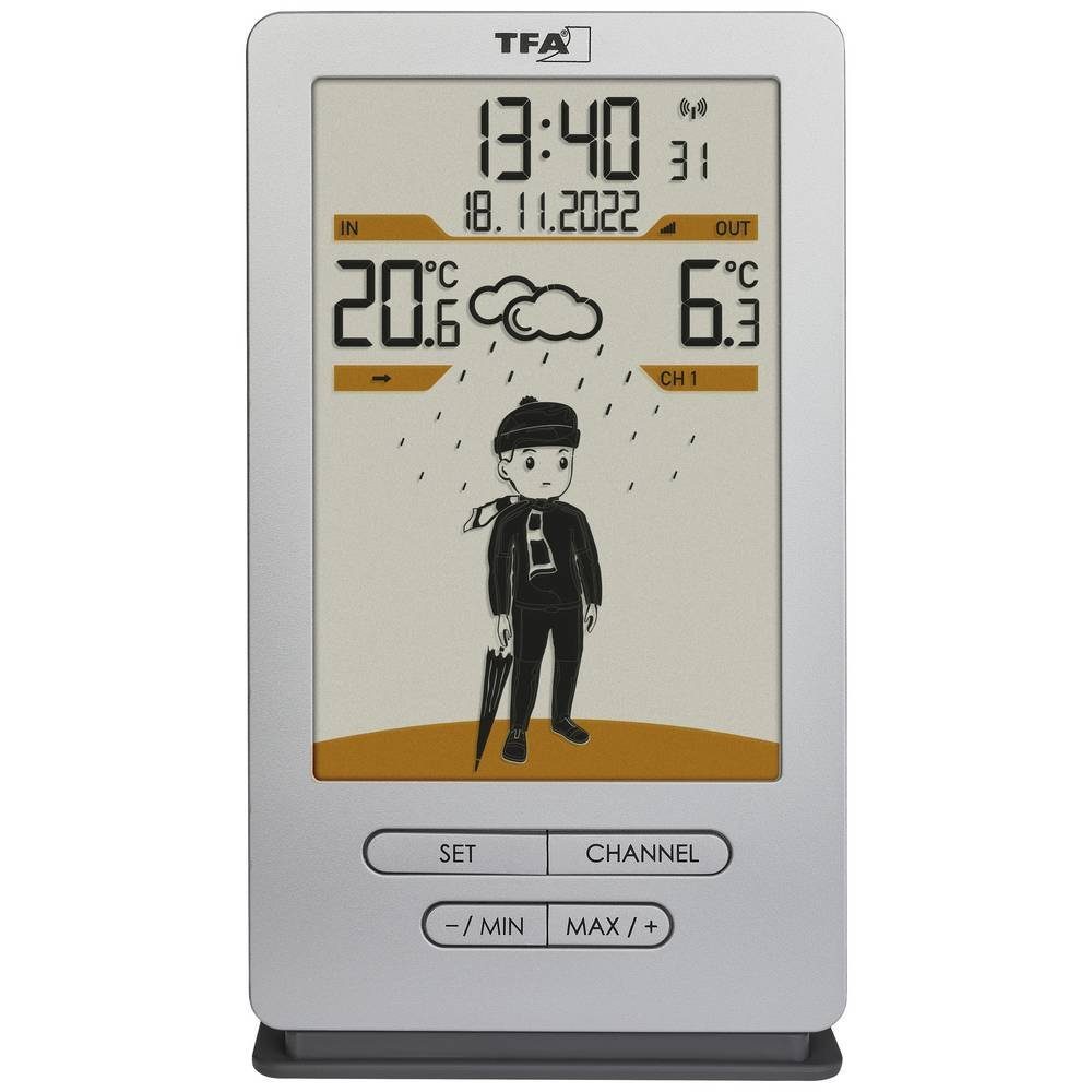 TFA Dostmann Funk-Wetterstation WEATHER JACK 35.1166.54 Wetterstation