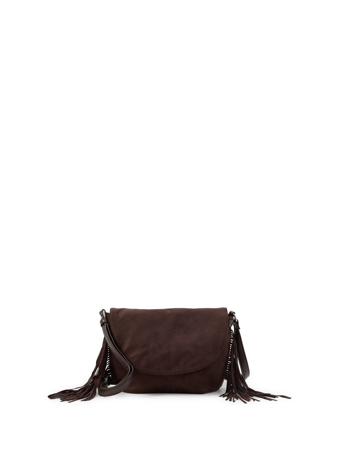 TOM TAILOR Denim Umhängetasche Bags, TTDEYANIRA Überschlagtasche mit Fransen