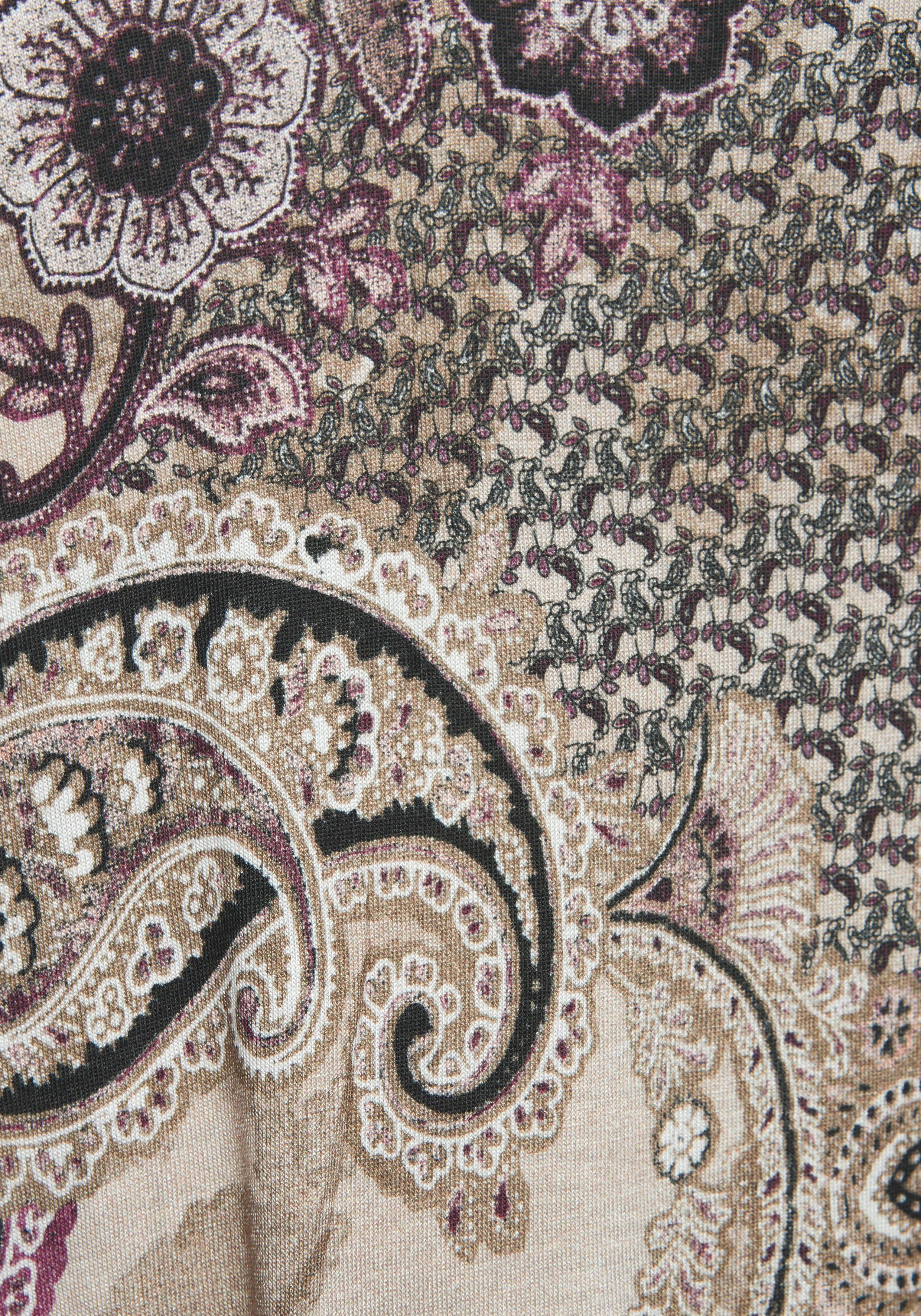 LASCANA Maxikleid mit Paisleyprint und Schlitz, leichtes Sommerkleid, Strandkleid