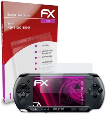 atFoliX Schutzfolie Panzerglasfolie für Sony PSP-E1000 / E1004, Ultradünn und superhart