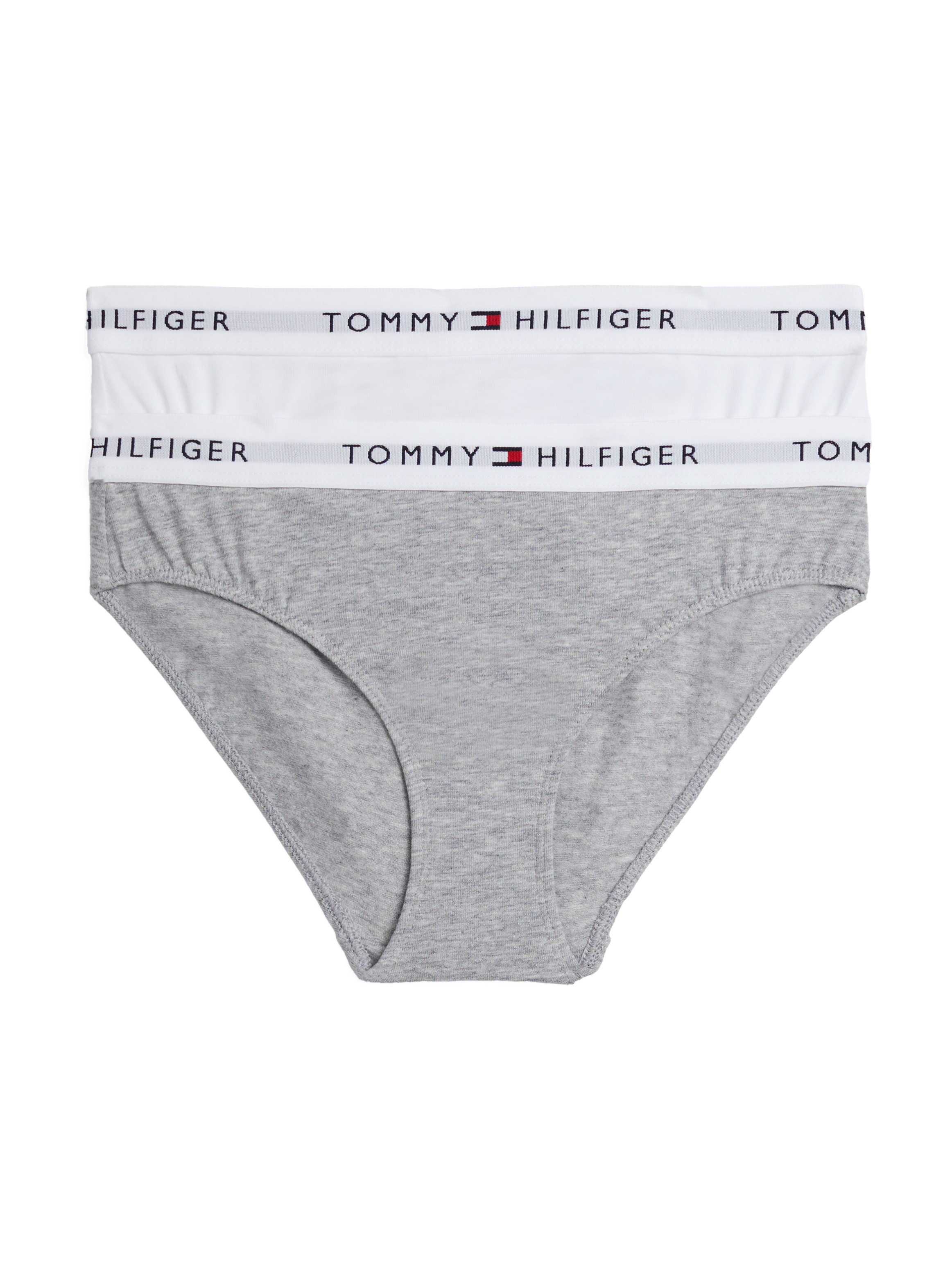 Tommy Hilfiger Underwear Bikinislip 2 PK BIKINI mit elastischem Bund im 2er-Pack (Packung, 2-St., 2er-Pack) unifarben, casual, körpernah, Baumwollmix