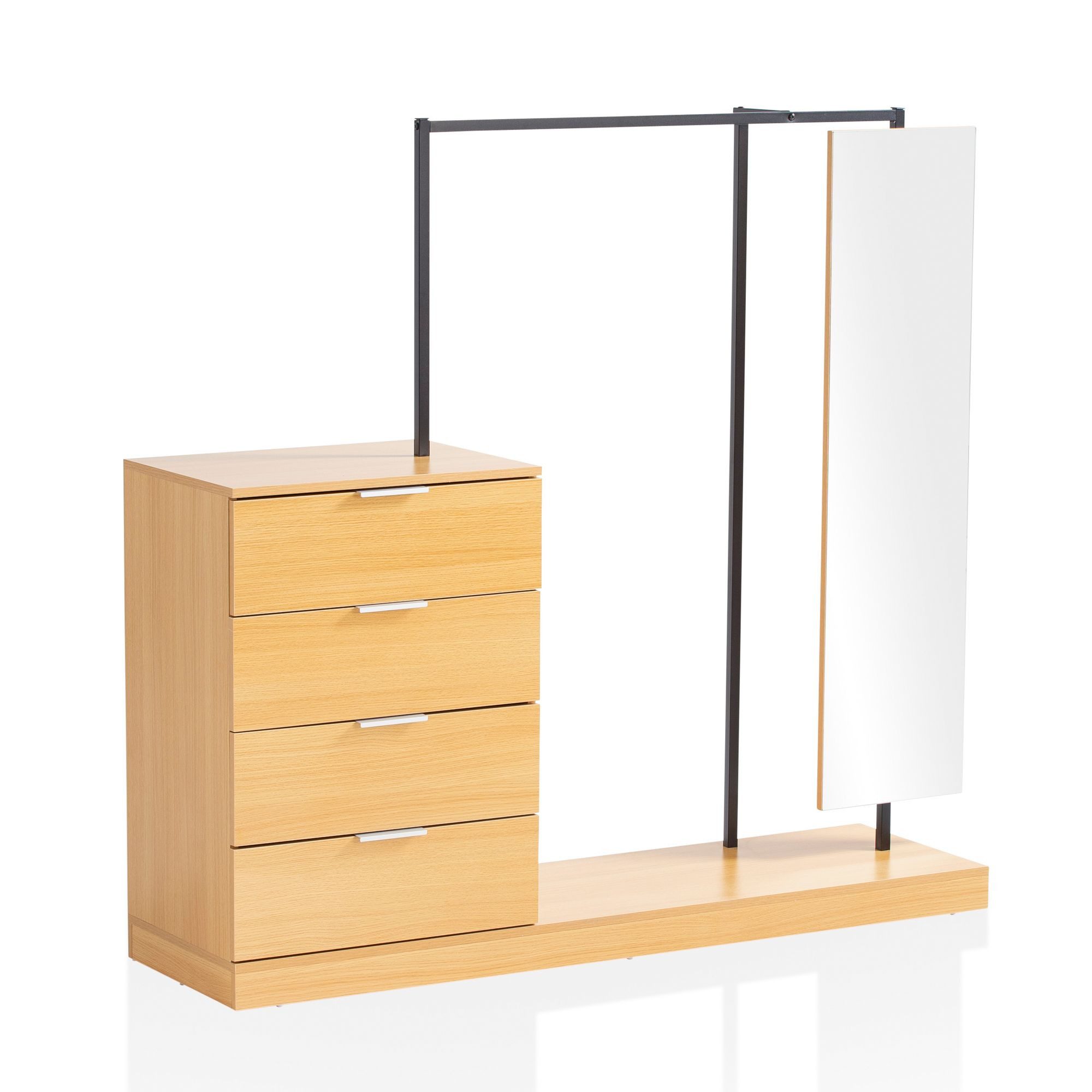 FINEBUY Garderobe FB100022 (Flurgarderobe mit Kommode günstig online kaufen